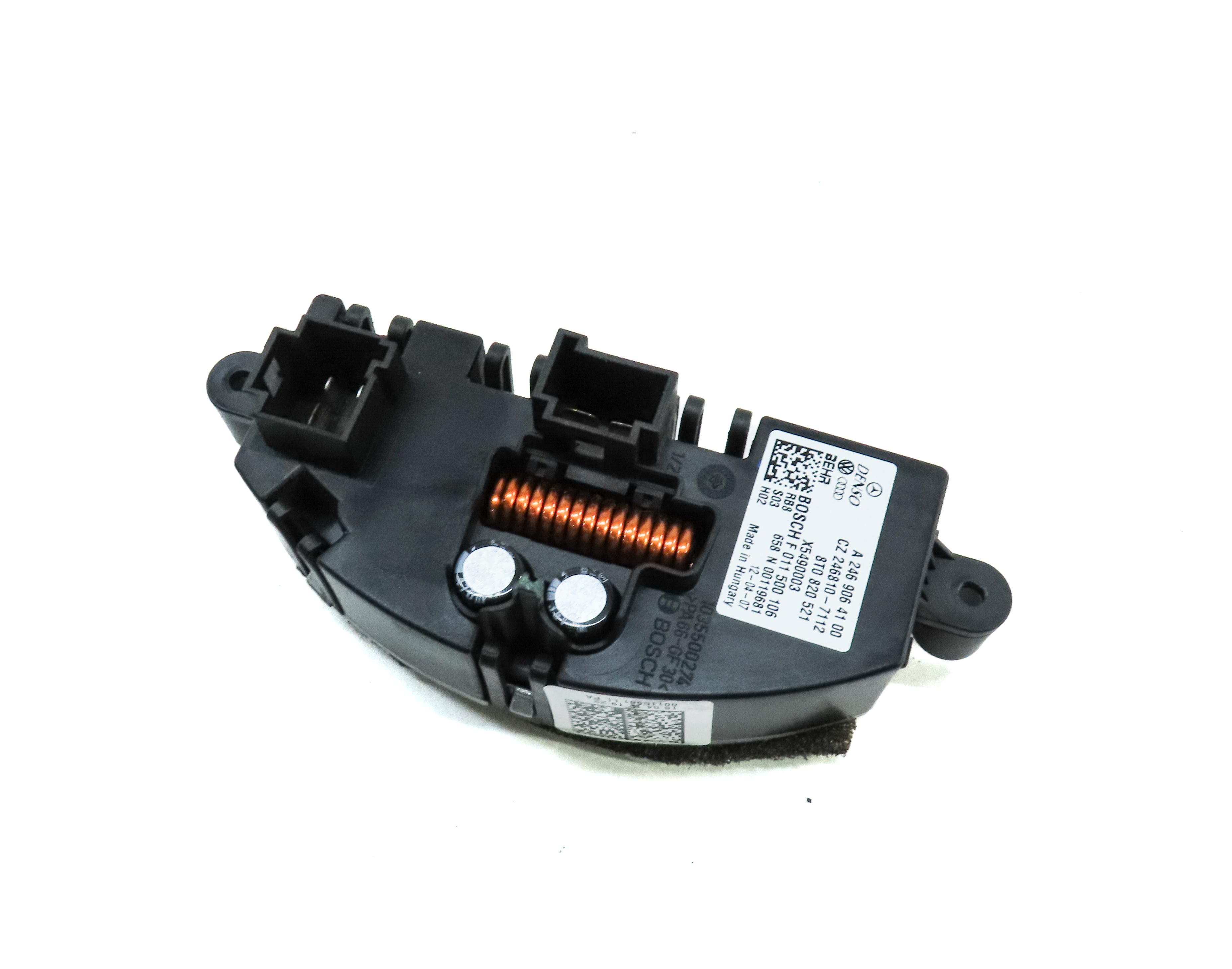 2013 AUDI A5 (B8 8T) FRONT HVAC A/C HEATER BLOWER MOTOR RESISTOR 2469064100 — exact item pictured