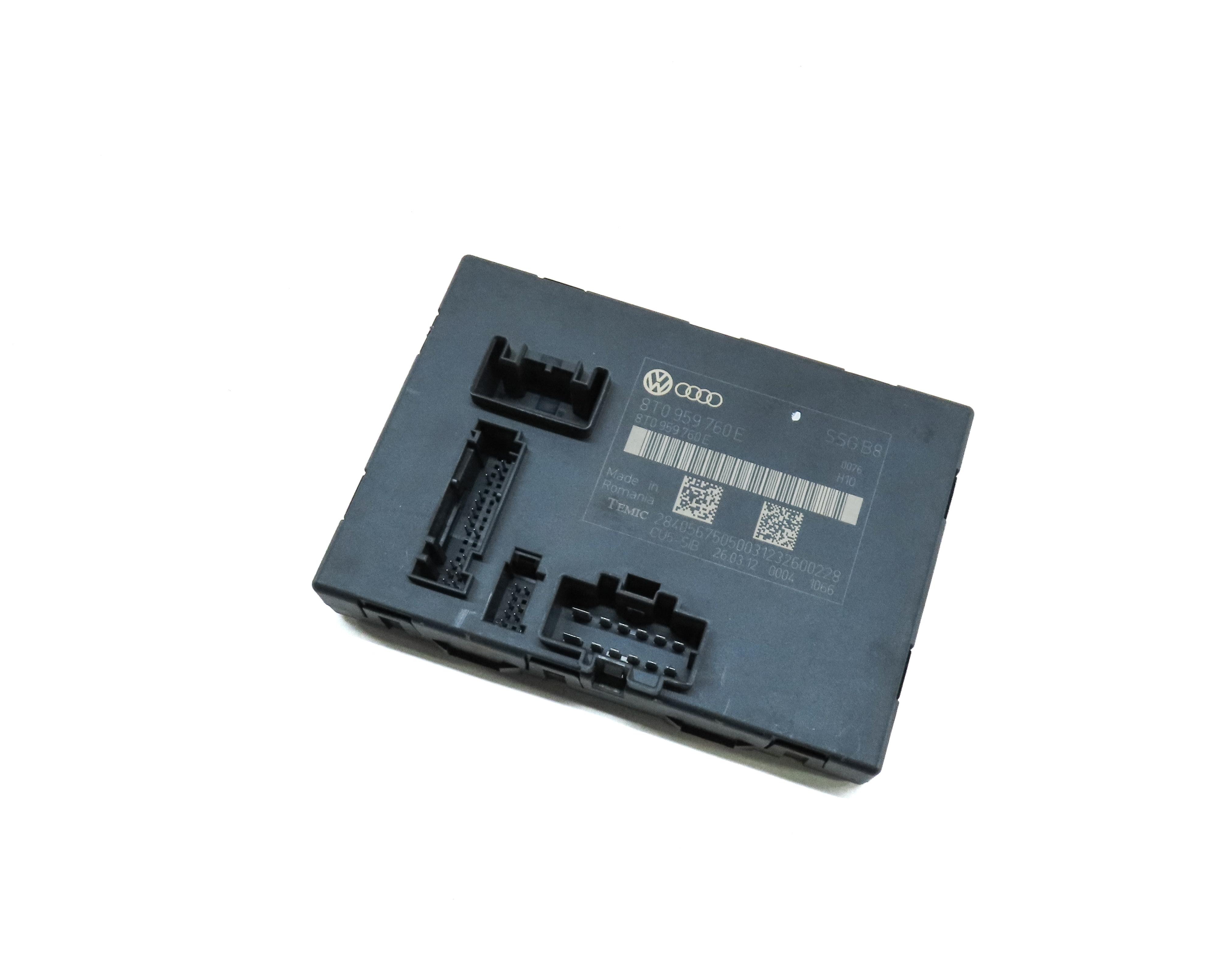 2010-2017 AUDI A5 (B8 8T) FRONT MEMORY SEAT CONTROL MODULE (NON SPORT SEAT) — exact item pictured