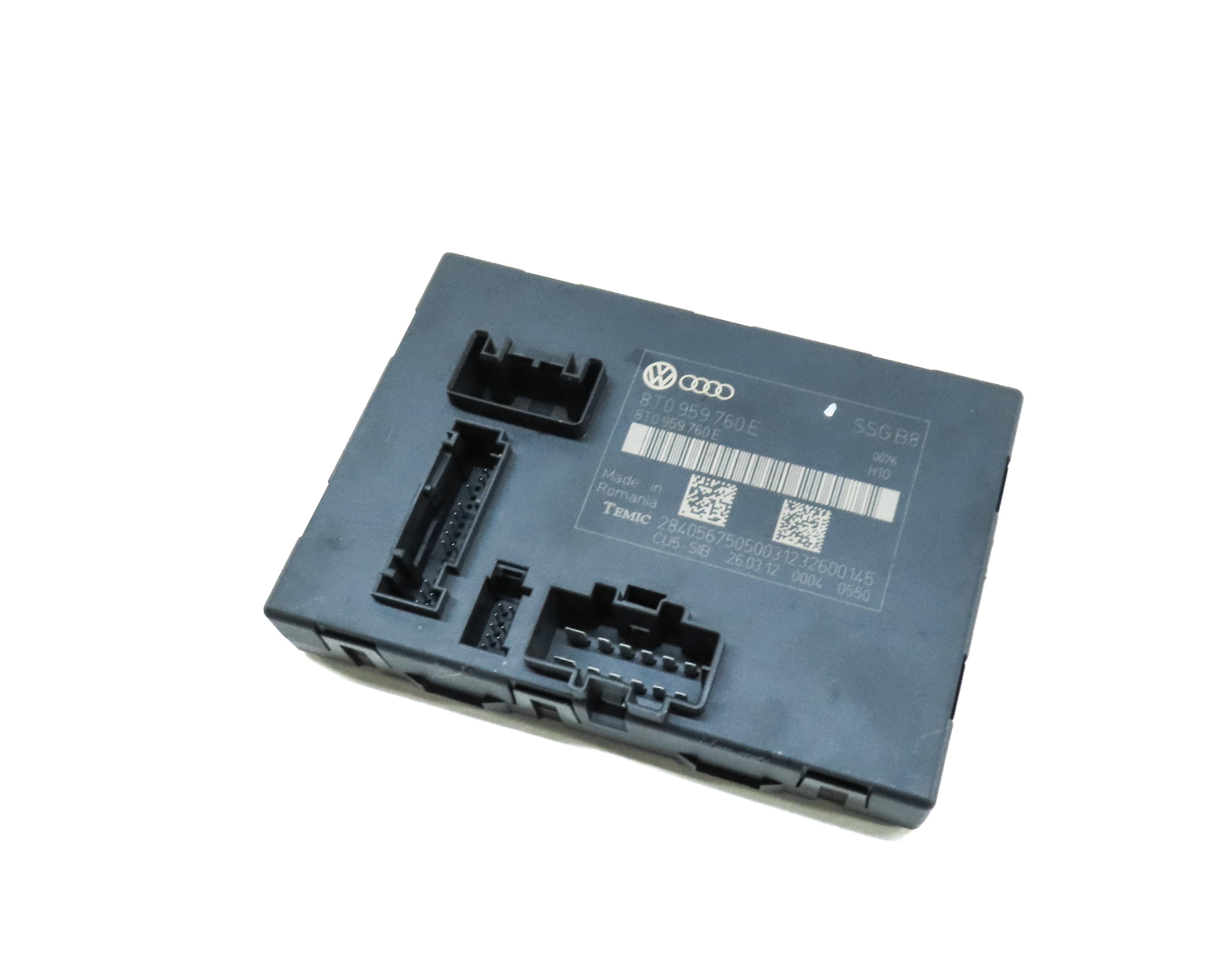 2010-2017 AUDI A5 (B8 8T) FRONT MEMORY SEAT CONTROL MODULE (NON SPORT SEAT) — exact item pictured
