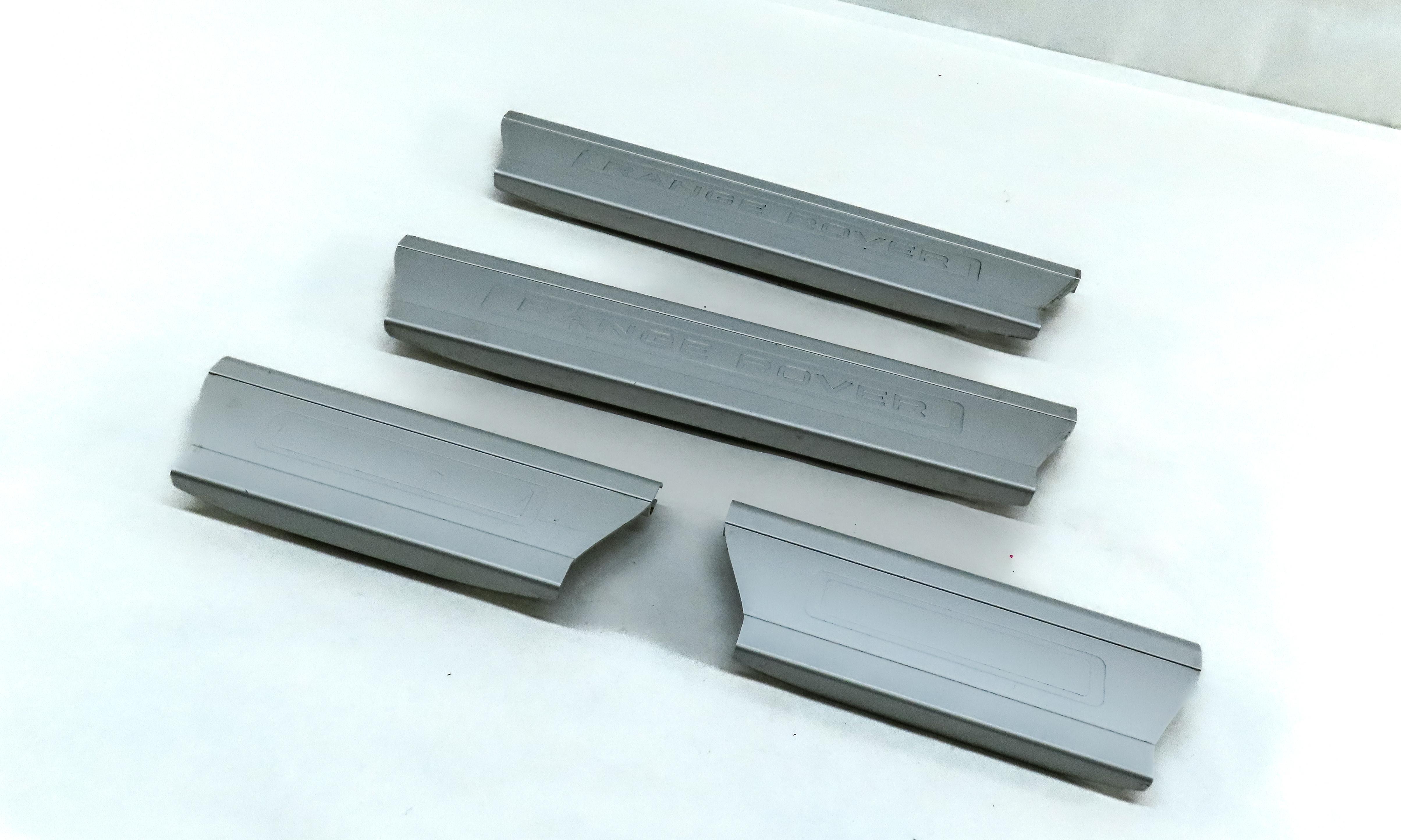 2013 LAND RANGE ROVER (L405) FRONT REAR LEFT RIGHT DOOR SILL SCUFF PLATE SET 4 — exact item pictured
