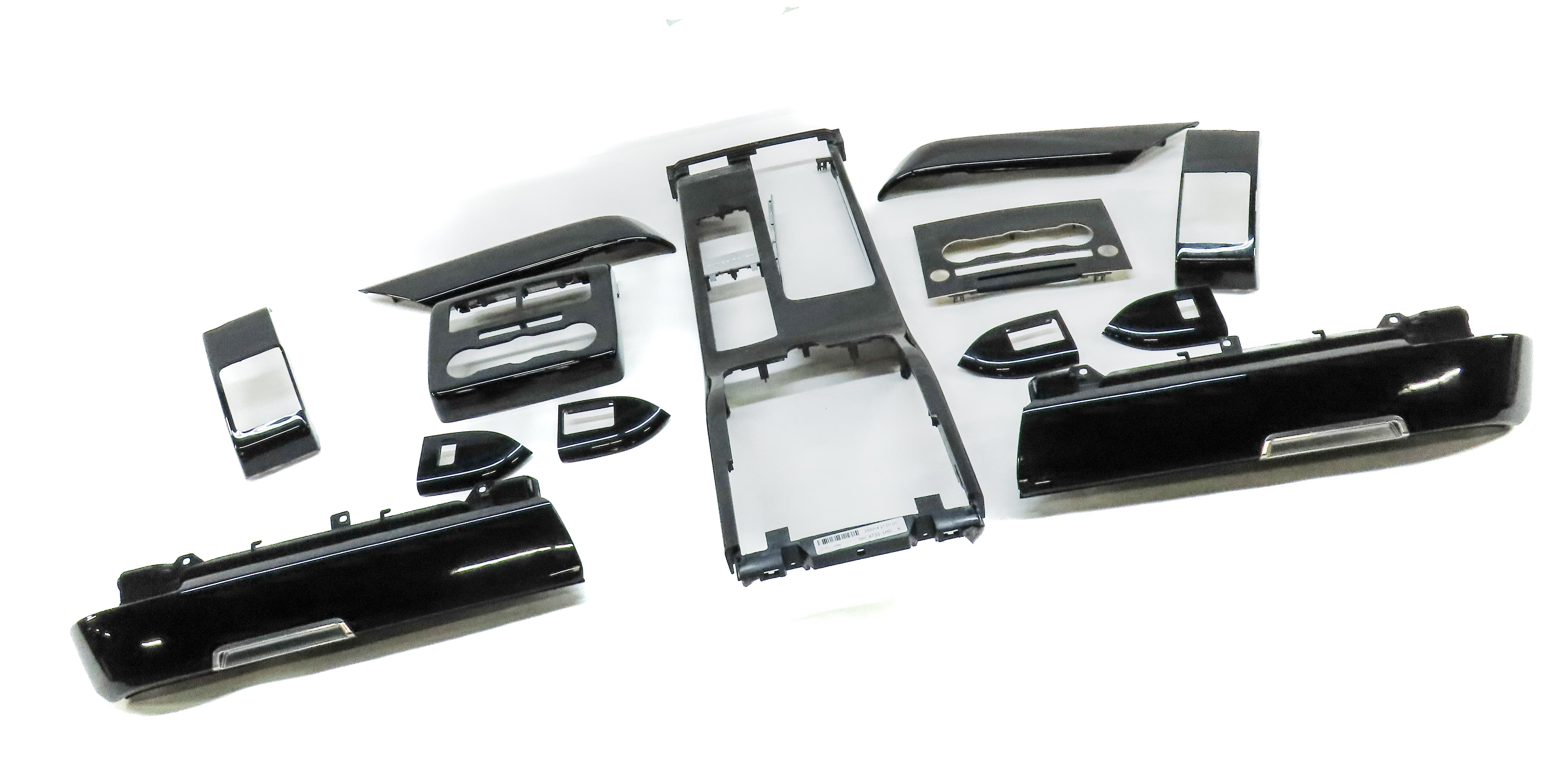 2013 LAND RANGE ROVER (L405) DOOR DASH CONSOLE GRAND BLACK WOOD TRIM SET 13 — exact item pictured