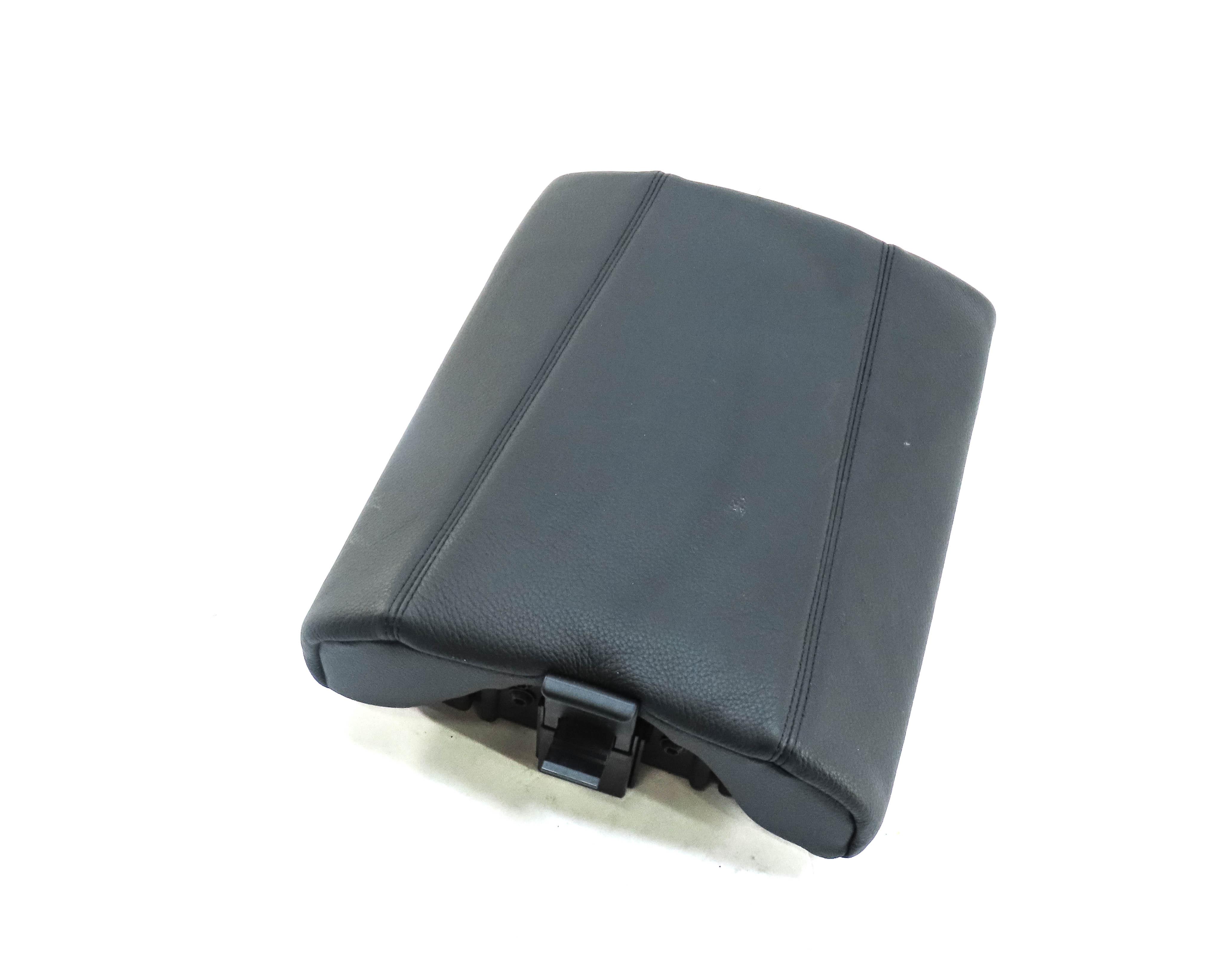 2012 BMW 640i COUPE (F13) REAR SEAT CENTER INSERT LID (BLACK DAKOTA LEATHER) — exact item pictured