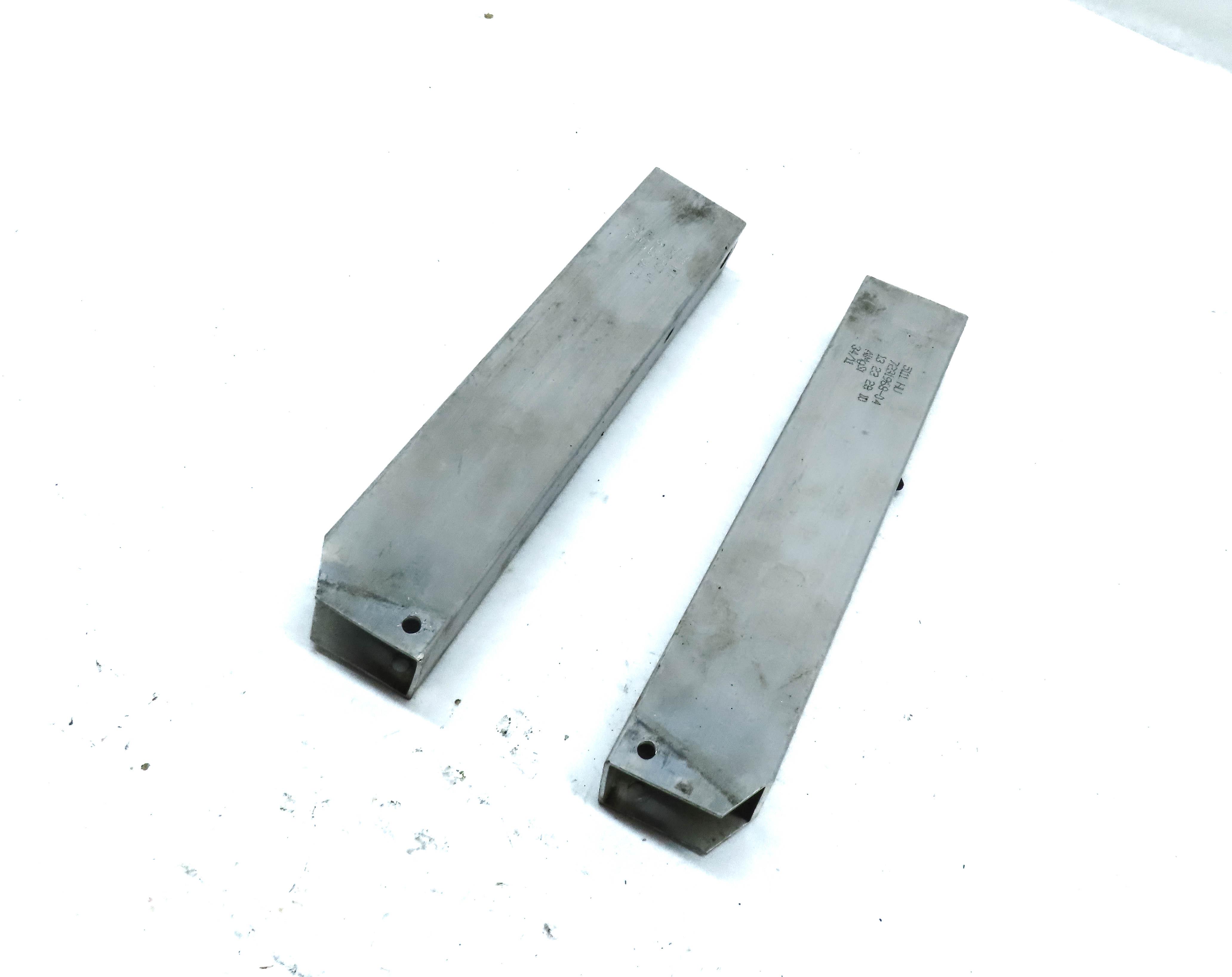 2012 BMW 640i COUPE (F13) FRONT LEFT & RIGHT BUMPER IMPACT BAR BRACKET SET 2 — exact item pictured