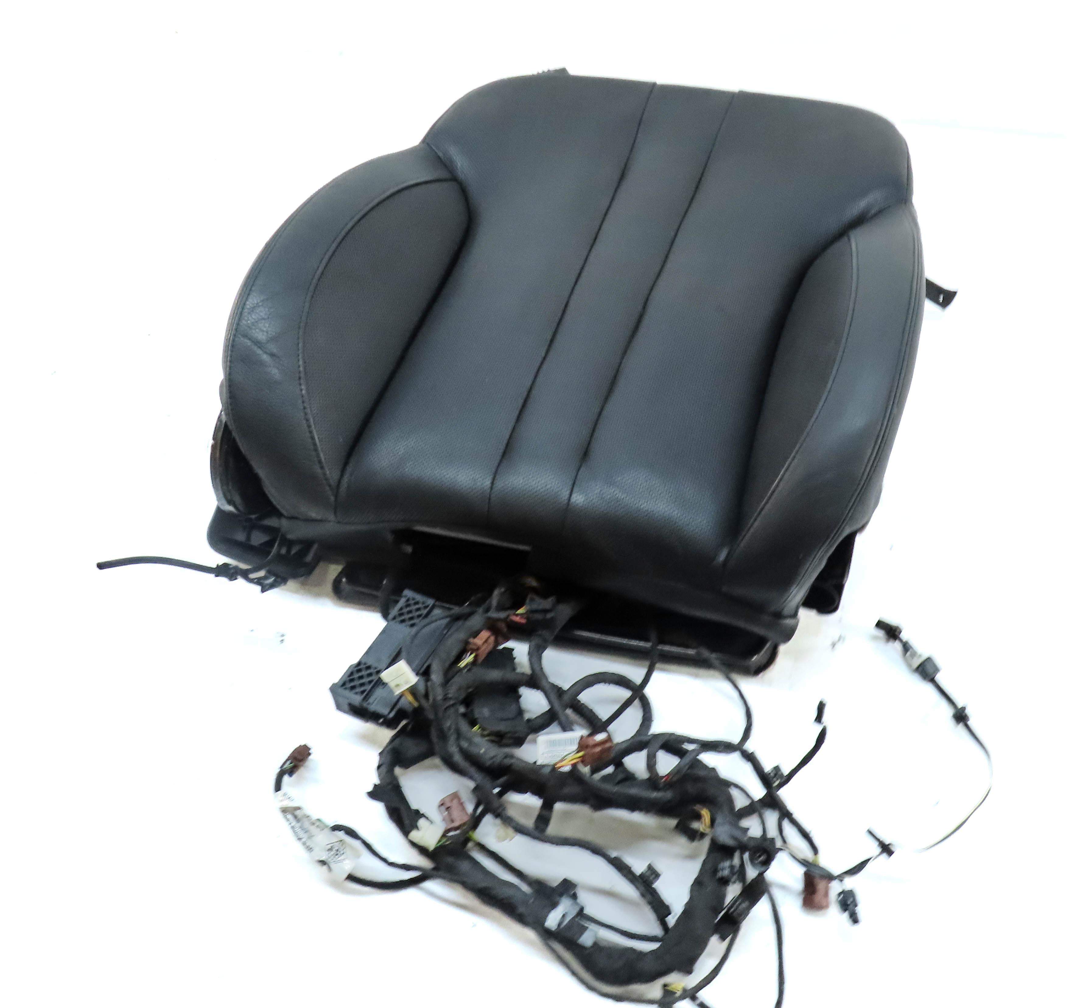 2012 BMW 640i COUPE F13 FRONT RIGHT UPPER COMFORT SEAT CUSHION HEAT VENTED BLACK — exact item pictured