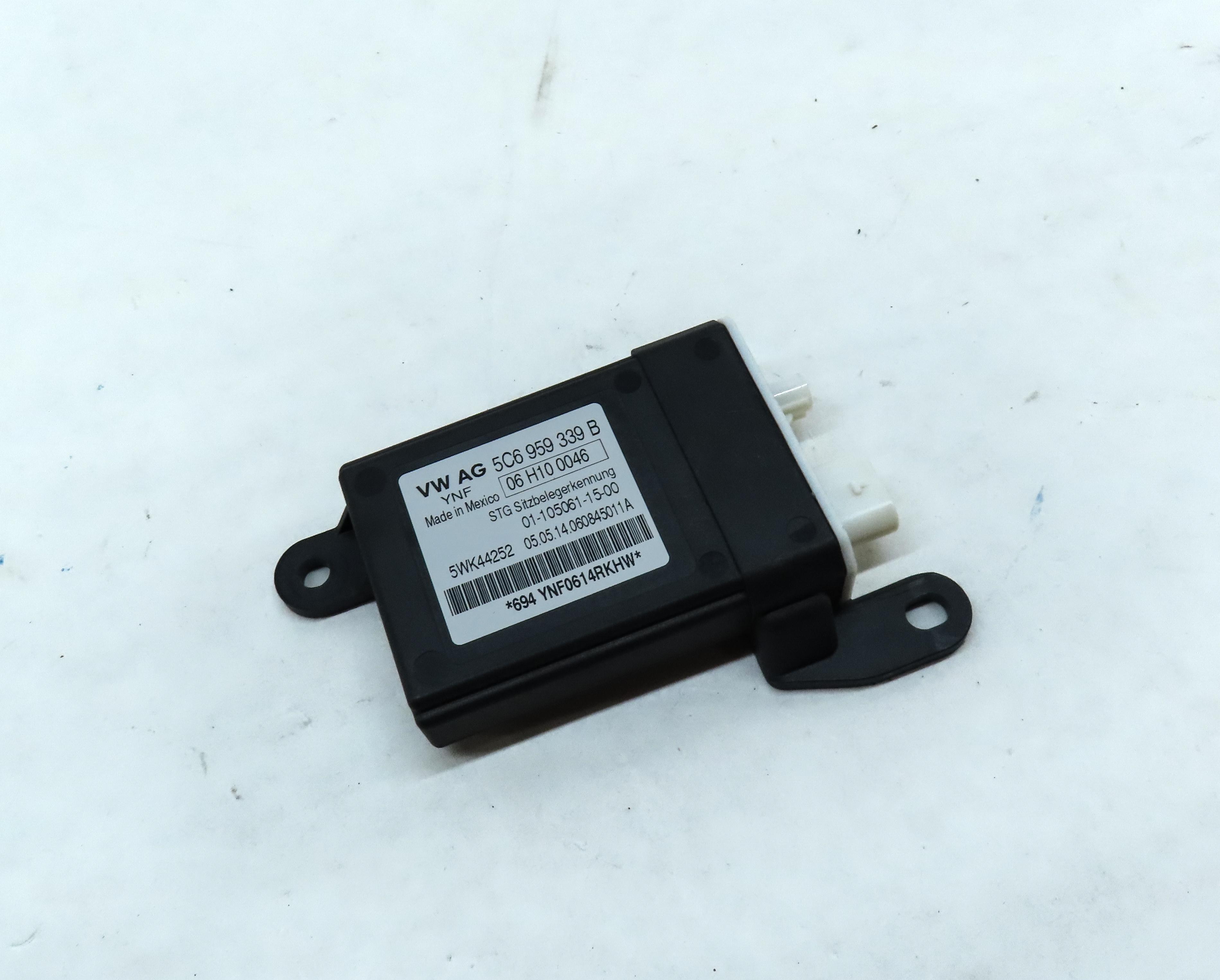 2015 AUDI A6 (C7) FRONT RIGHT PASSENGER SEAT OCCUPANCY MODULE 5C6959339B — exact item pictured