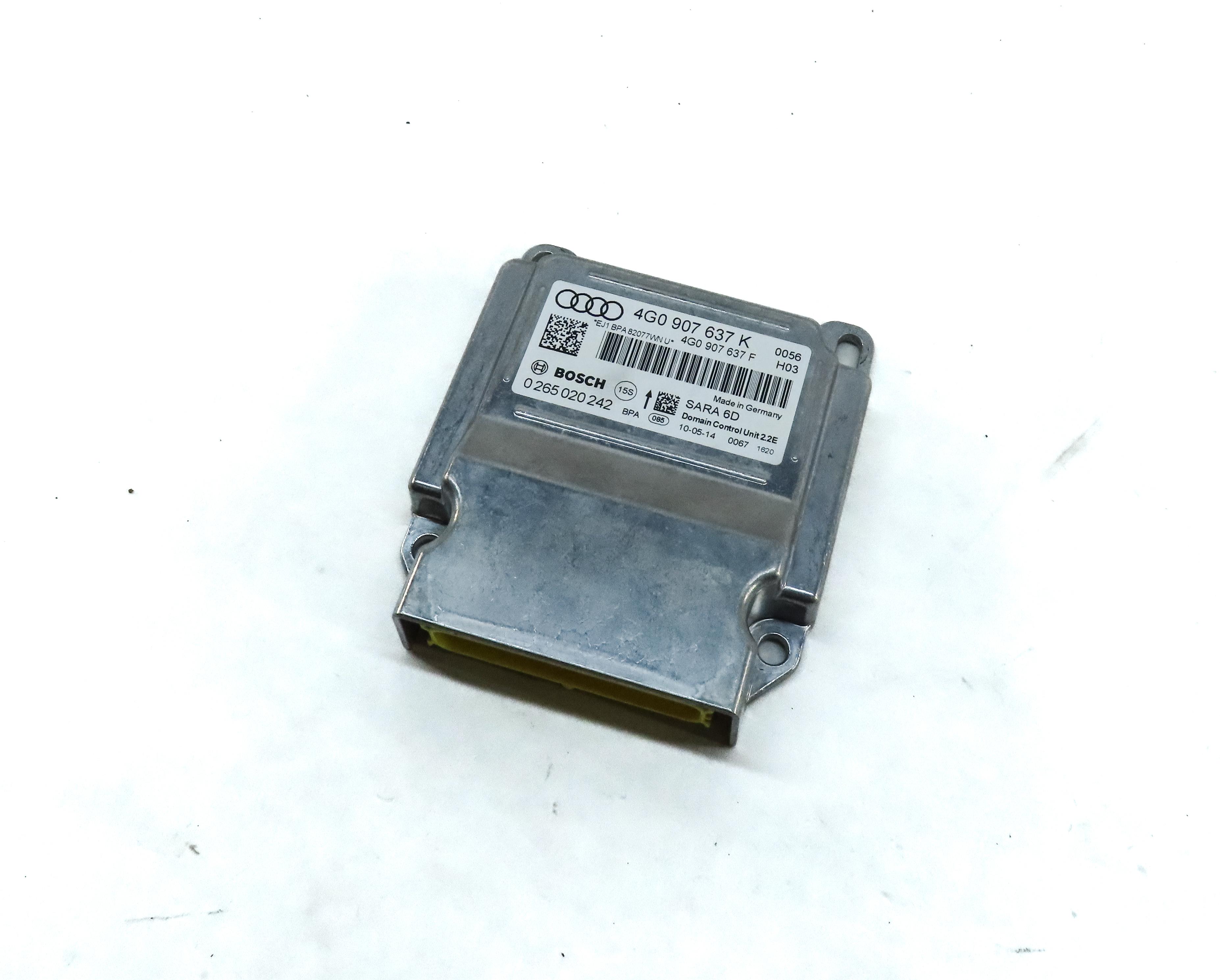 2015 AUDI A6 (C7) YAW TURN RATE SENSOR MODULE 4G0907637K — exact item pictured