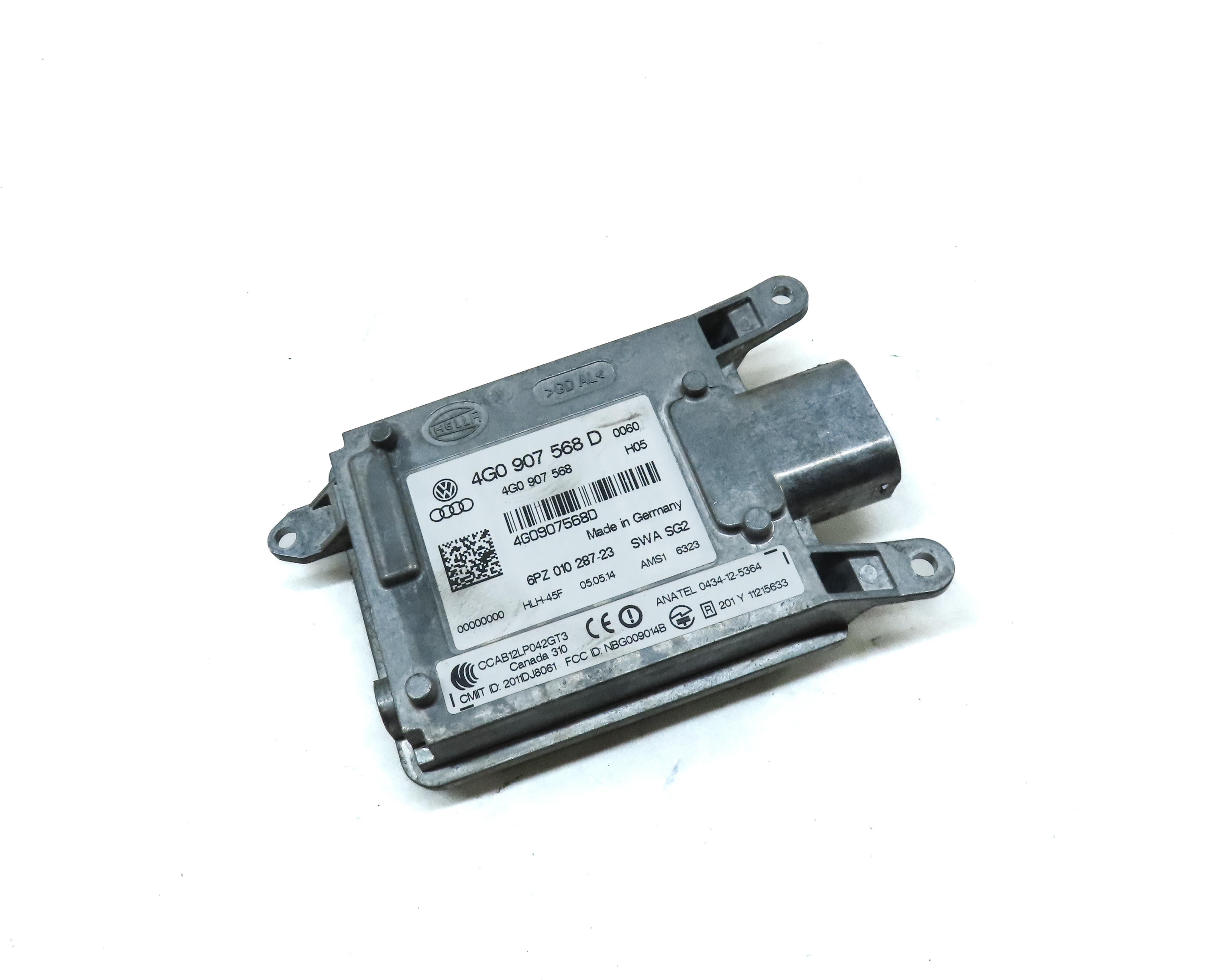2012-2015 AUDI A6 S6 (C7) LEFT DRIVER REAR BLIND SPOT ALERT MODULE (SLAVE) — exact item pictured