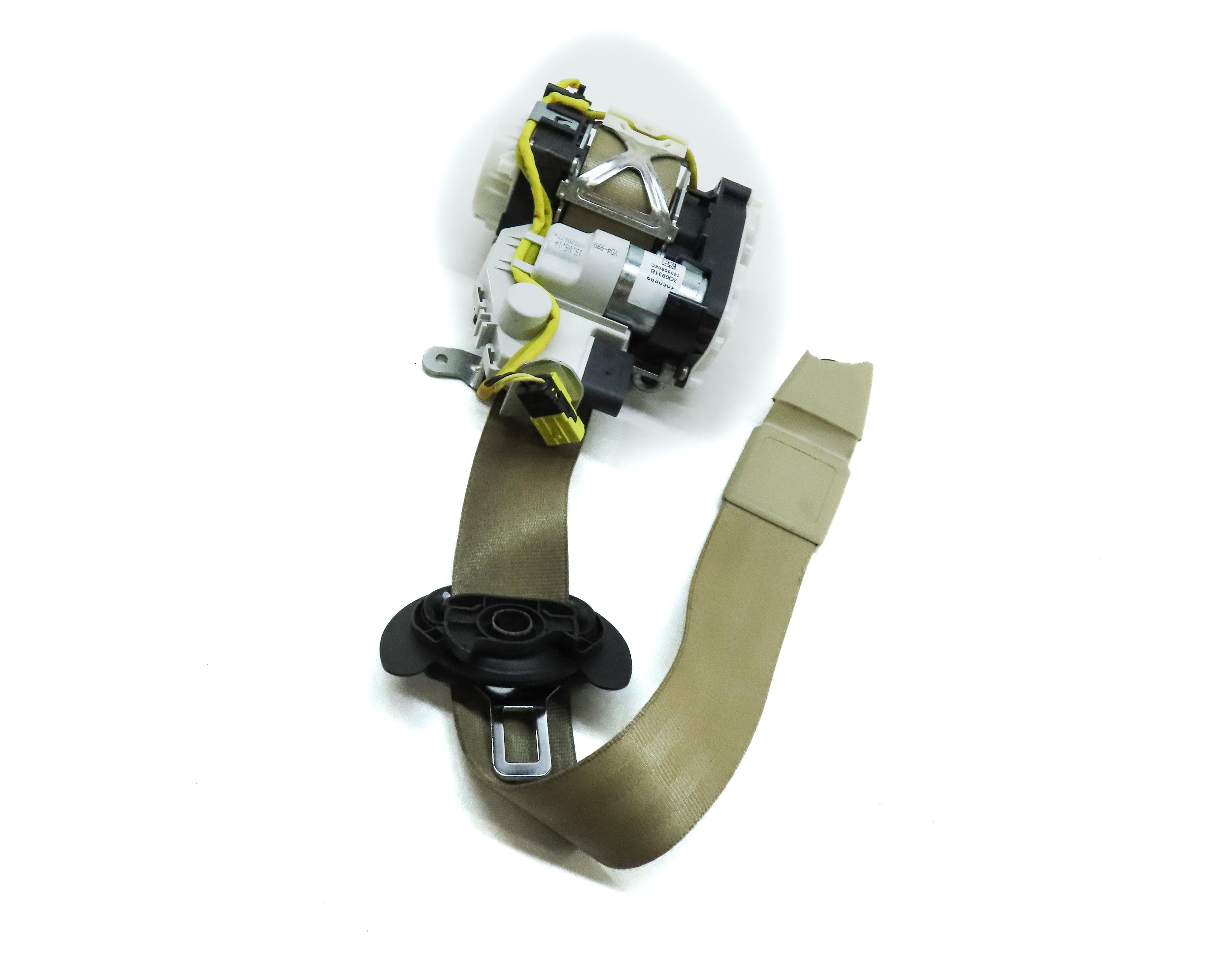 2012-2017 AUDI A6 S6 (C7) LEFT FRONT DRIVER SEATBELT RETRACTOR (BEIGE) — exact item pictured