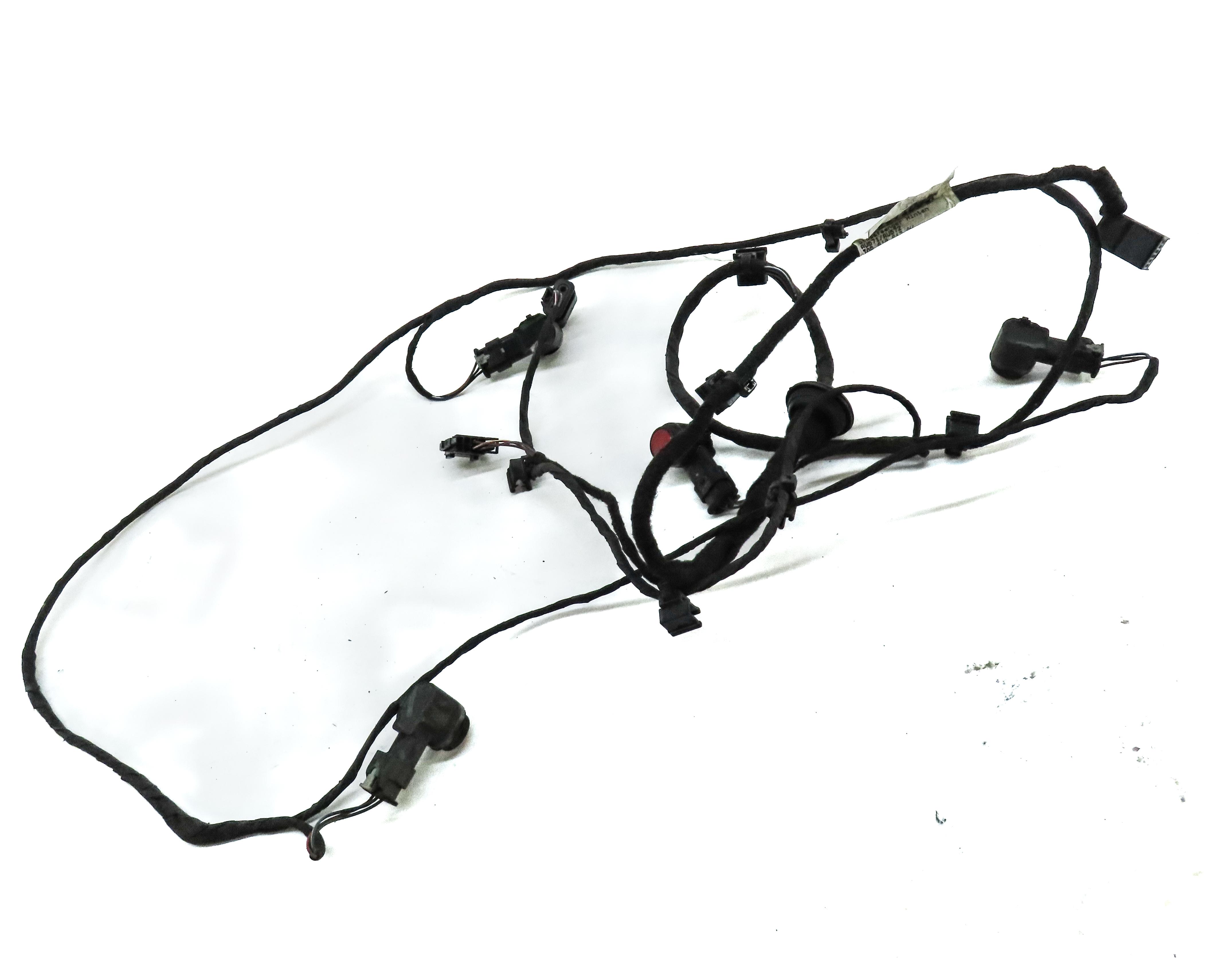 2015 AUDI A6 (C7) REAR PARK ASSIST PDC SENSOR SET4 (RED) w/ WIRE WIRING HARNESS — exact item pictured