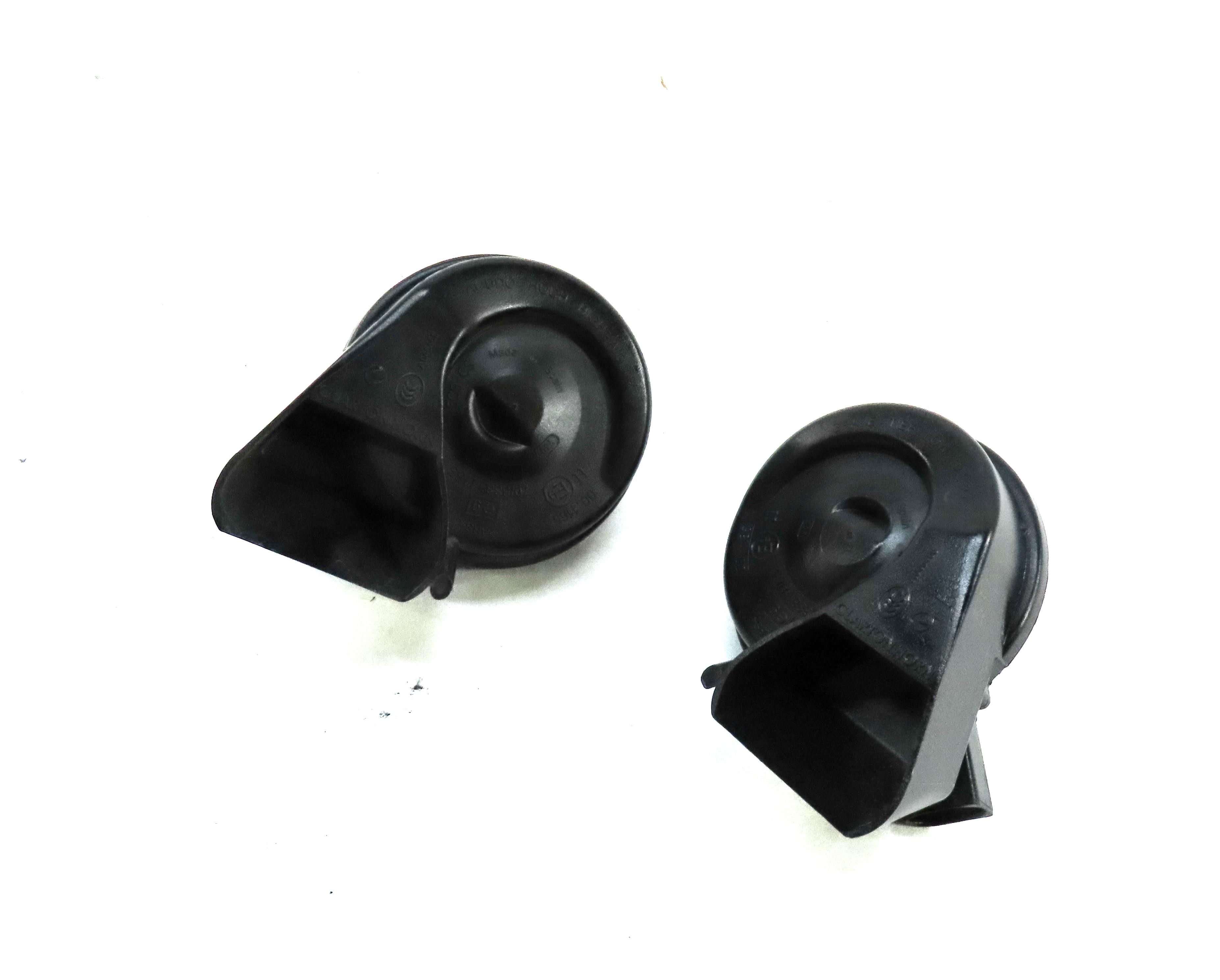 2012-2020 AUDI A6 S6 A7 S7 RS7 A8 S8 (C7 D4) HIGH & LOW TONE SAFETY HORN SET-2 — exact item pictured