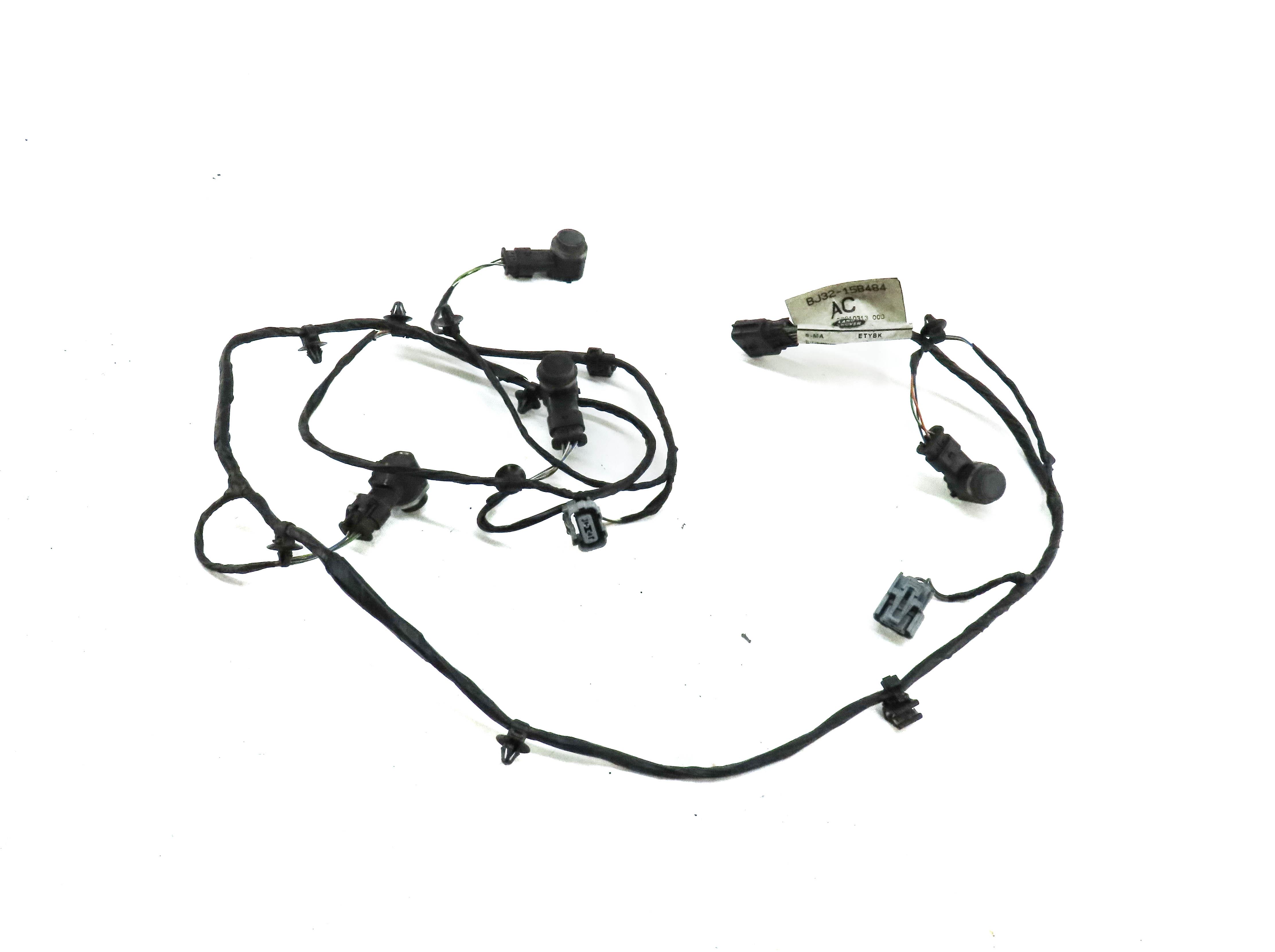 13 RANGE ROVER EVOQUE L538 REAR PARK ASSIST PDC SENSOR SET4 BLACK & WIRE HARNESS — exact item pictured