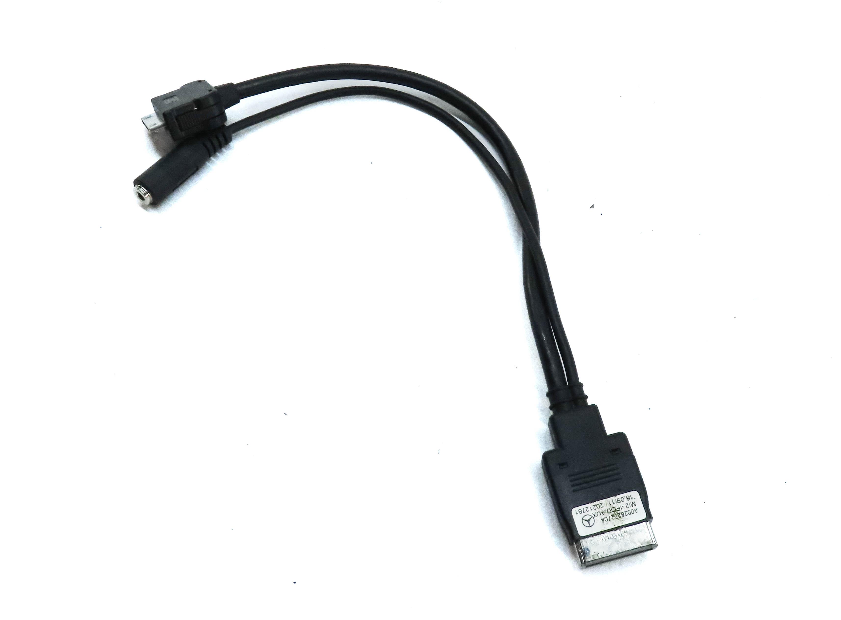 2014 MERCEDES GL550 (X166) APPLE AUXILIARY IPON AUXILIARY RADIO INPUT CABLE — exact item pictured
