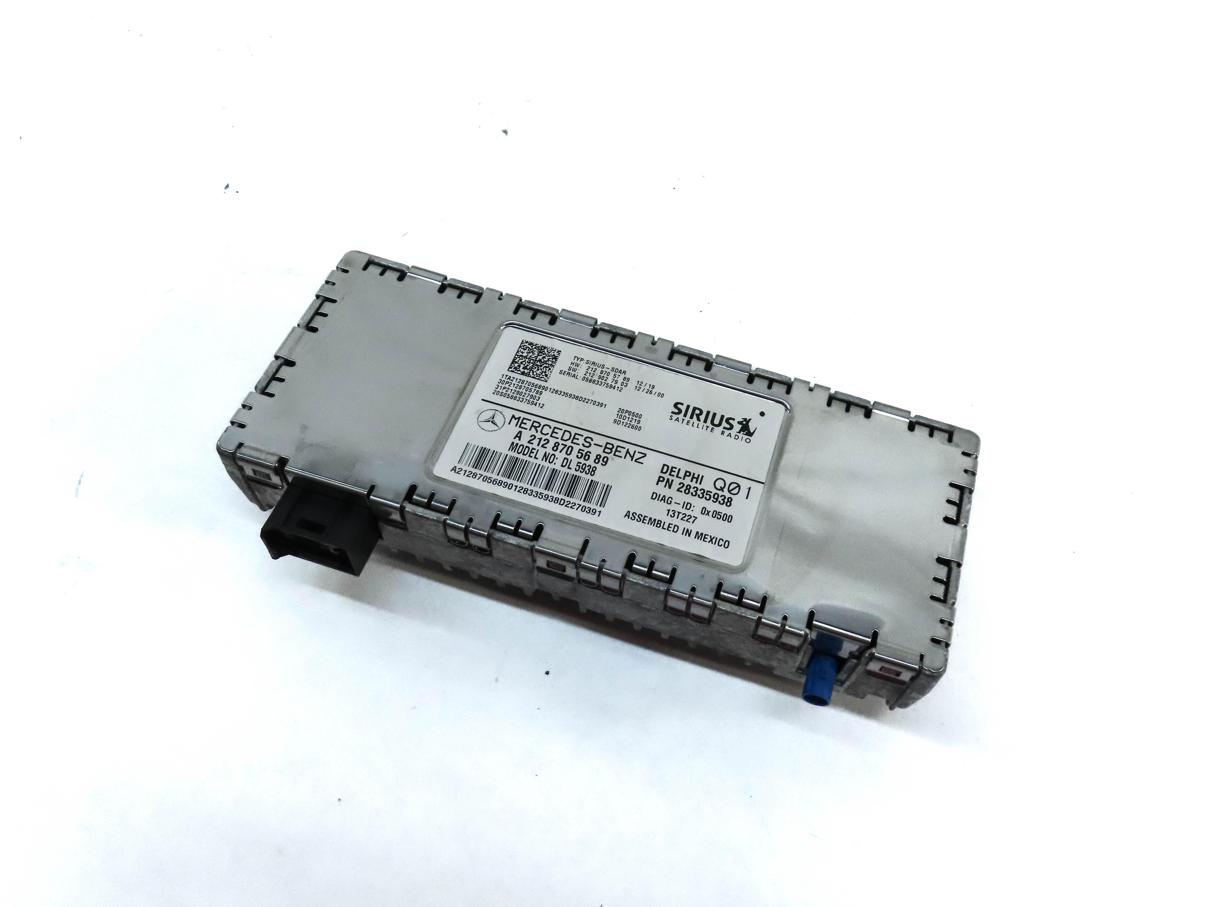 13-16 MERCEDES C117 C218 R172 W212 W463 X166 X204 SIRIUS SATELLITE RADIO MODULE — exact item pictured
