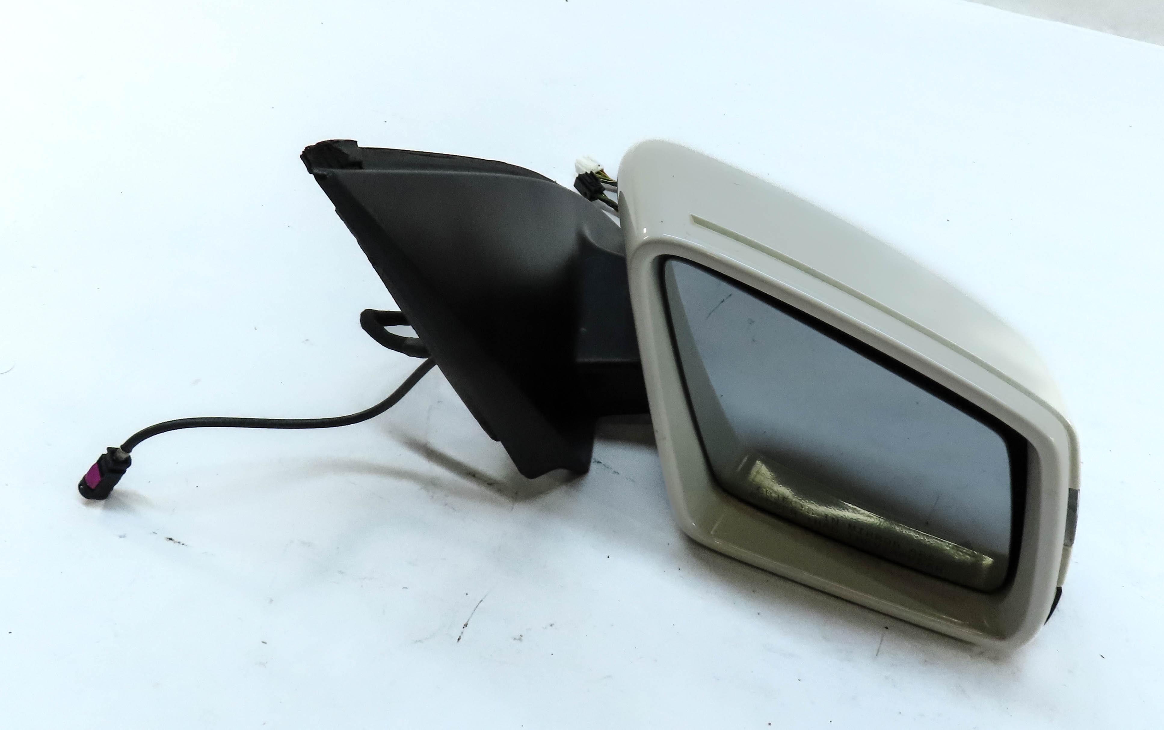 13-16 MERCEDES GL-CLASS (X166) RIGHT HEATED AUTODIM CAMERA DOOR MIRROR (WHITE) — exact item pictured