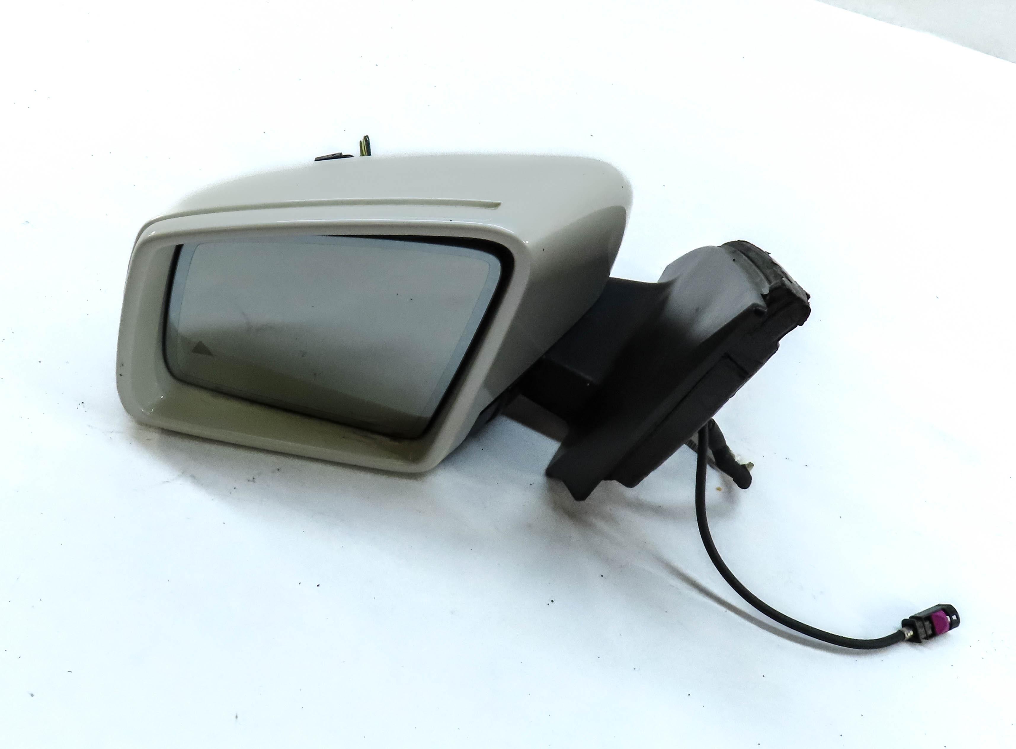 13-16 MERCEDES GL-CLASS (X166) LEFT HEATED AUTODIM CAMERA DOOR MIRROR (WHITE) — exact item pictured