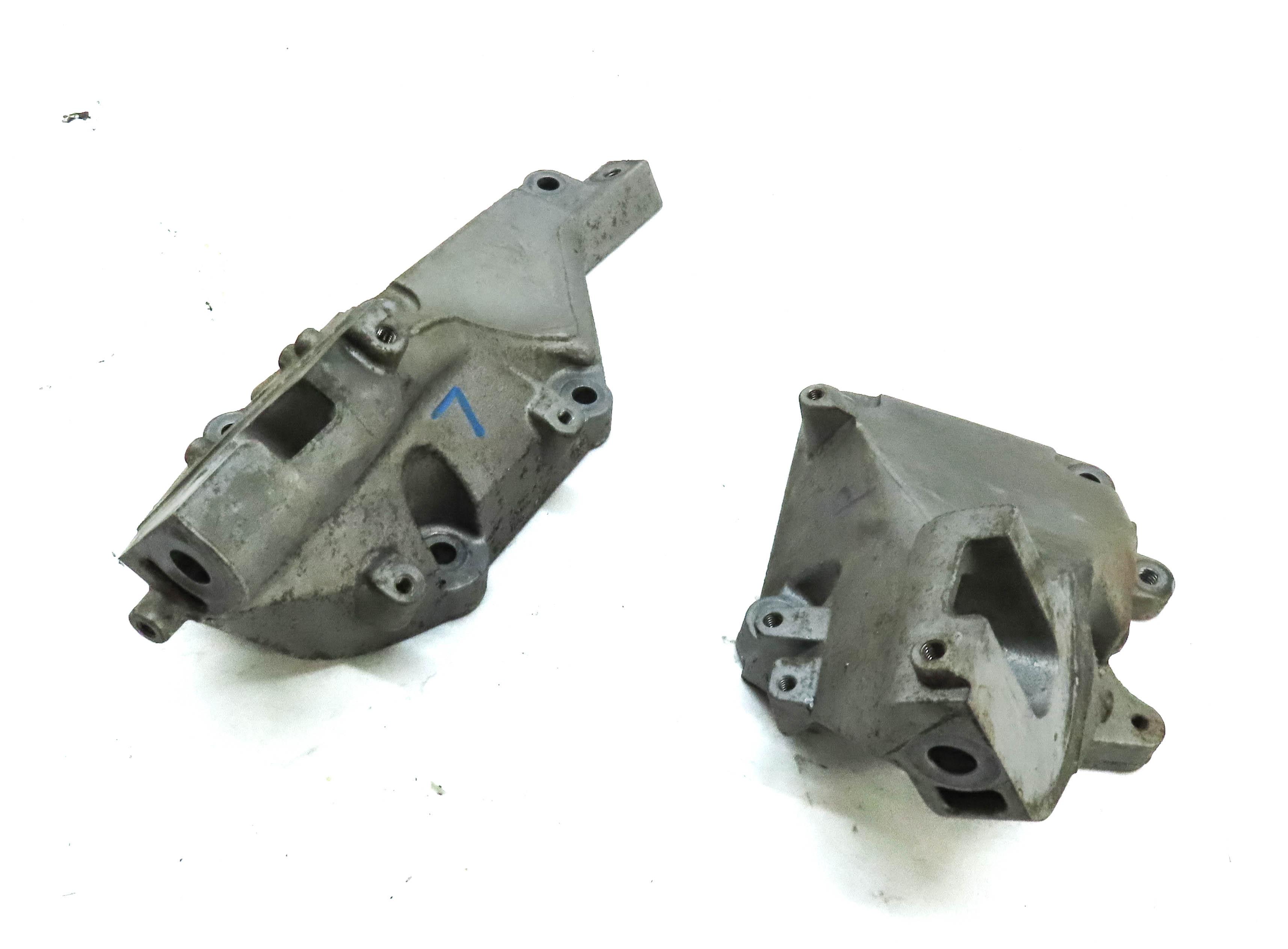 2014 MERCEDES GL550 (X166) 4.6L TURBO M278 LEFT & RIGHT ENGINE MOUNT BRACKET SET — exact item pictured