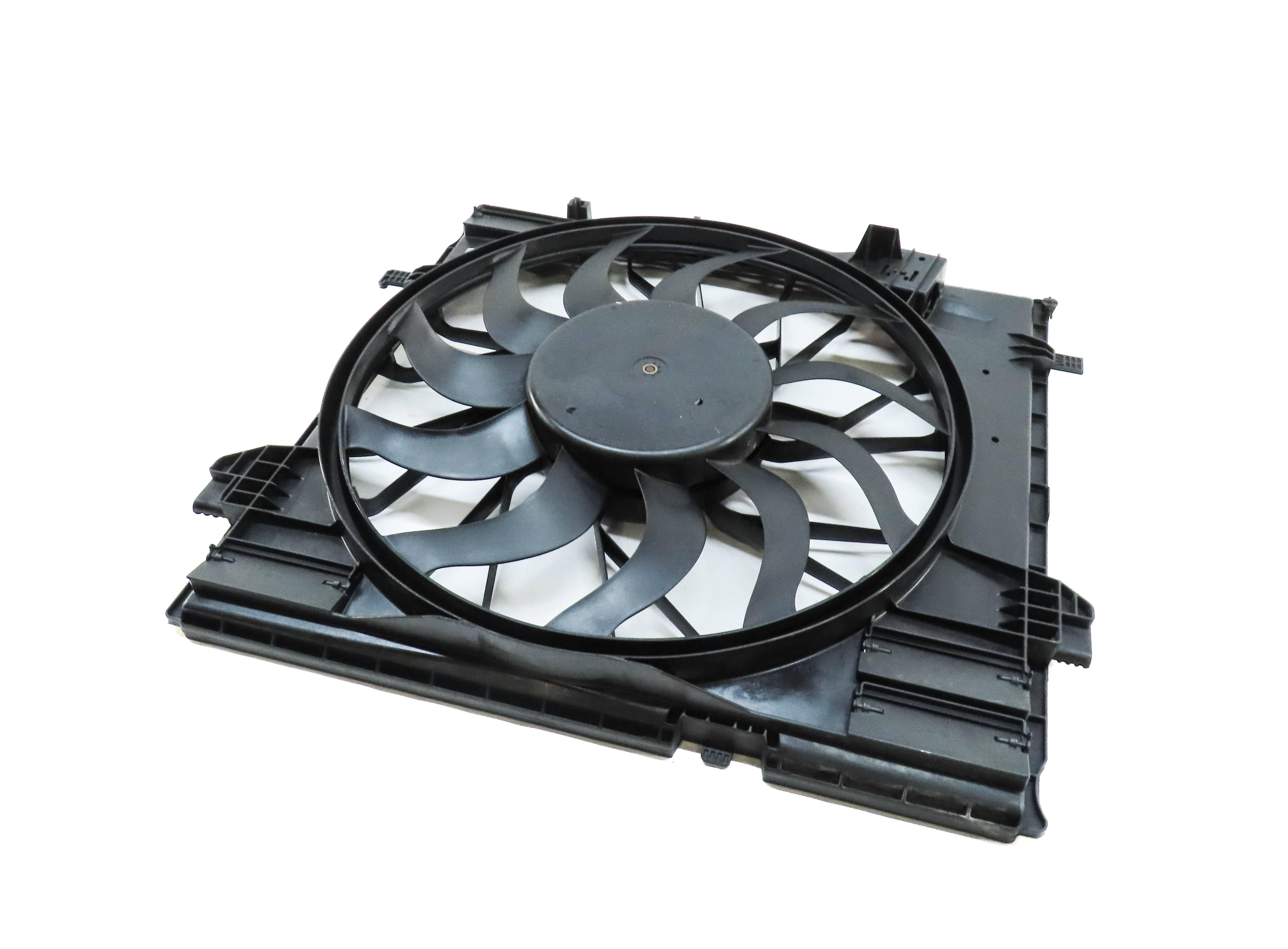 13-19 MERCEDES GL GLE GLS ML (W166 X166) 600w RADIATOR COOLING FAN (TOW PACKAGE) — exact item pictured