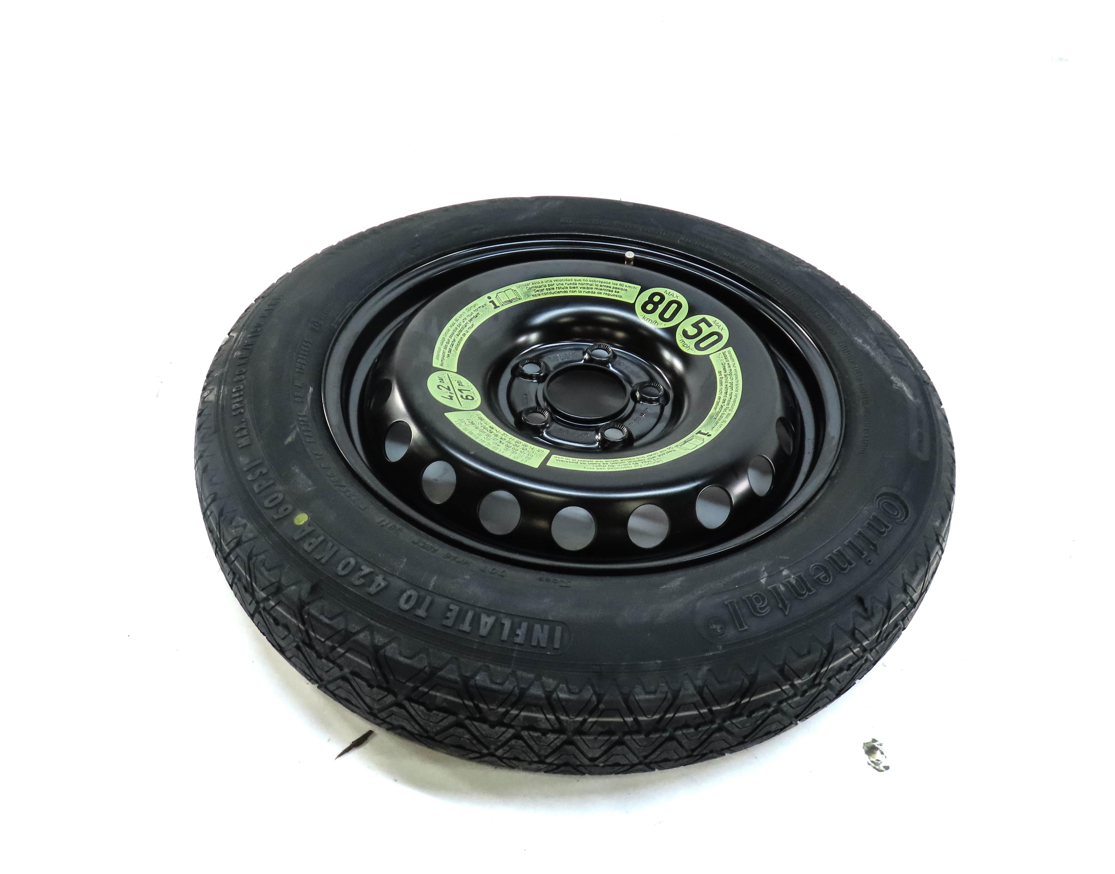 2008-2013 MERCEDES BENZ C230 C250 C300 C350 (W204) 16x3-1/2 SPARE TIRE WHEEL RIM — exact item pictured