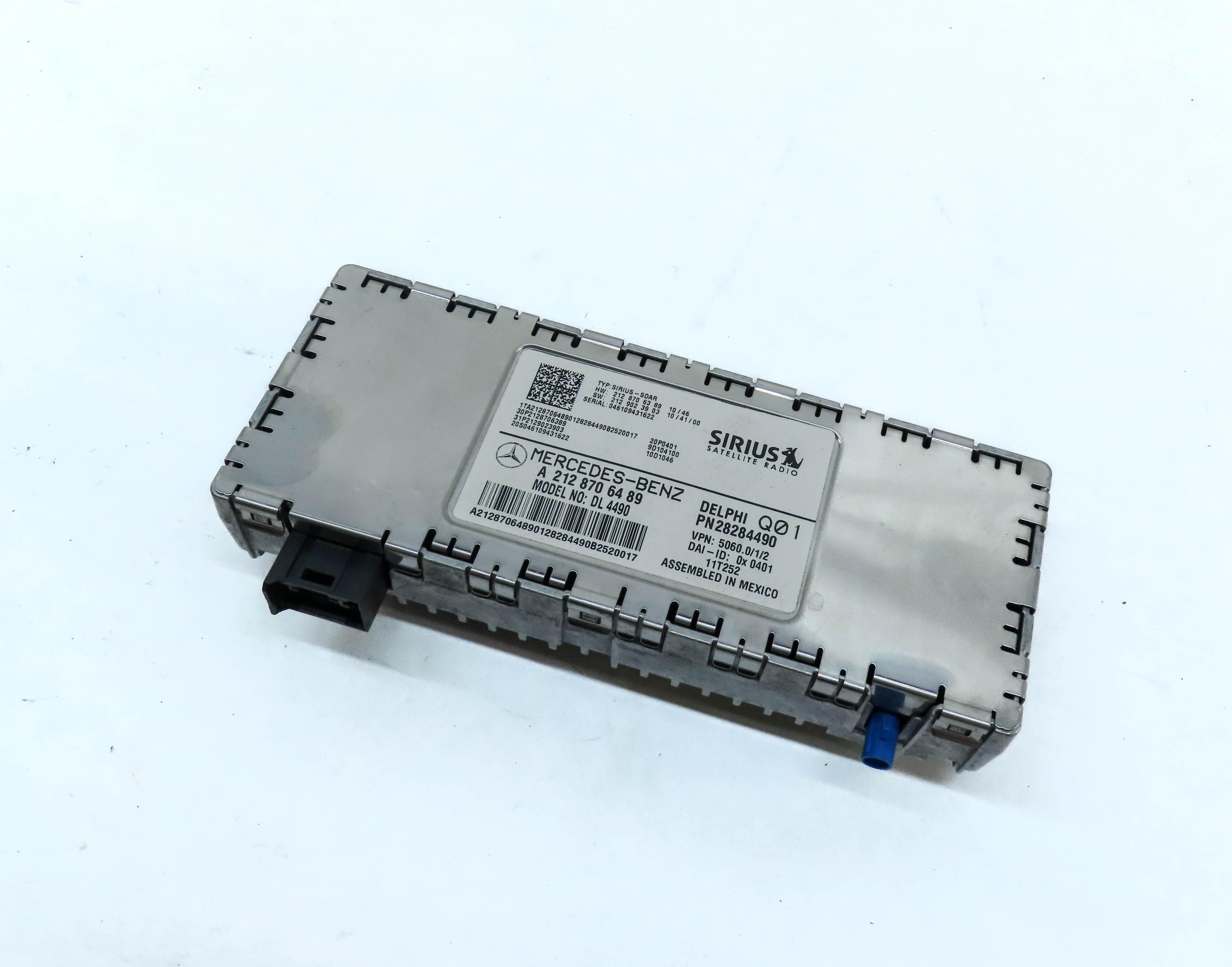 2010-2016 MERCEDES B C E ML SL CLS (W204 W166 W212 X204) SIRIUS SATELLITE MODULE — exact item pictured