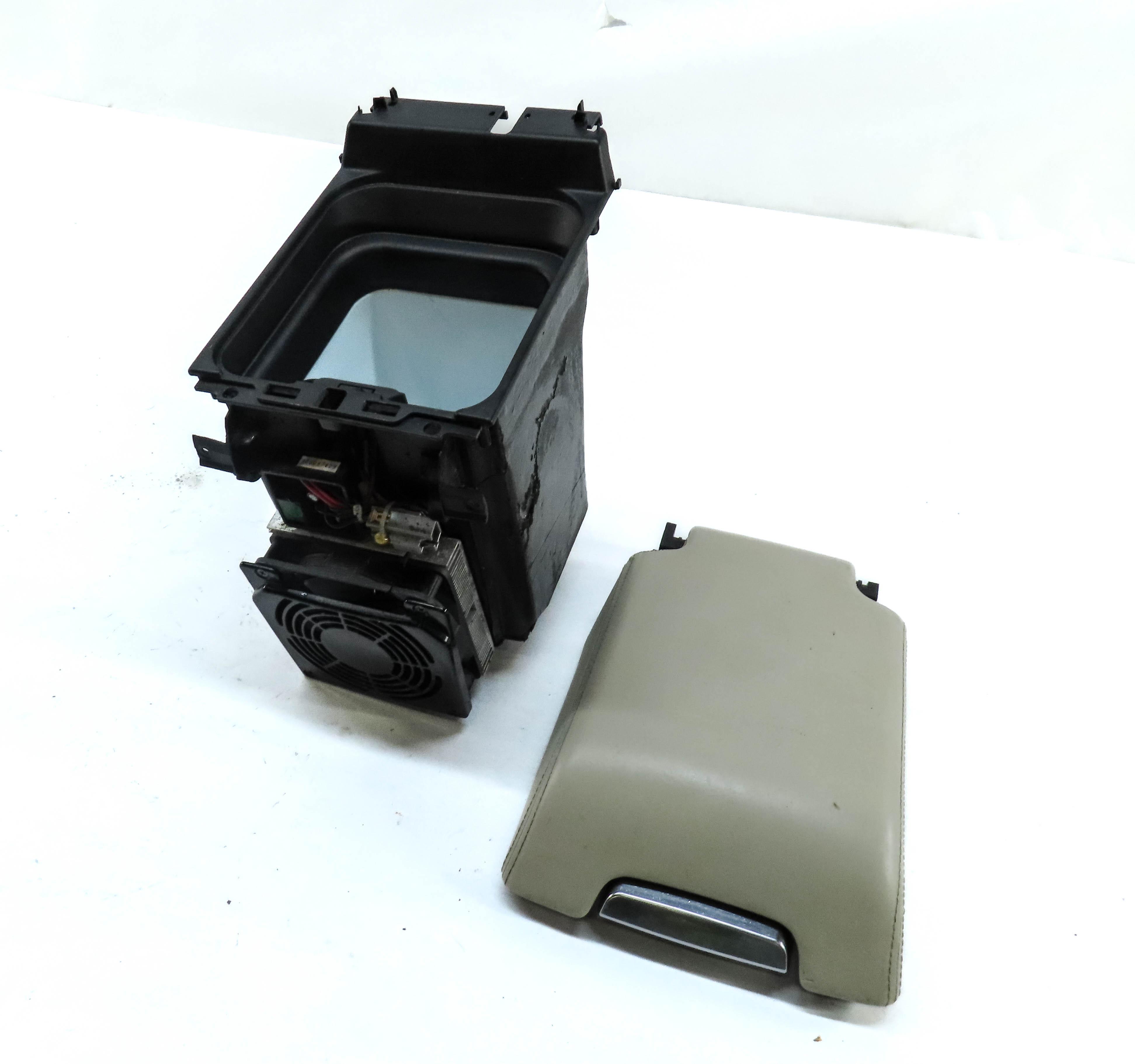 2010-2013 RANGE ROVER SPORT (L320) FRONT CENTER CONSOLE COOLER w/ LID (IVORY) — exact item pictured