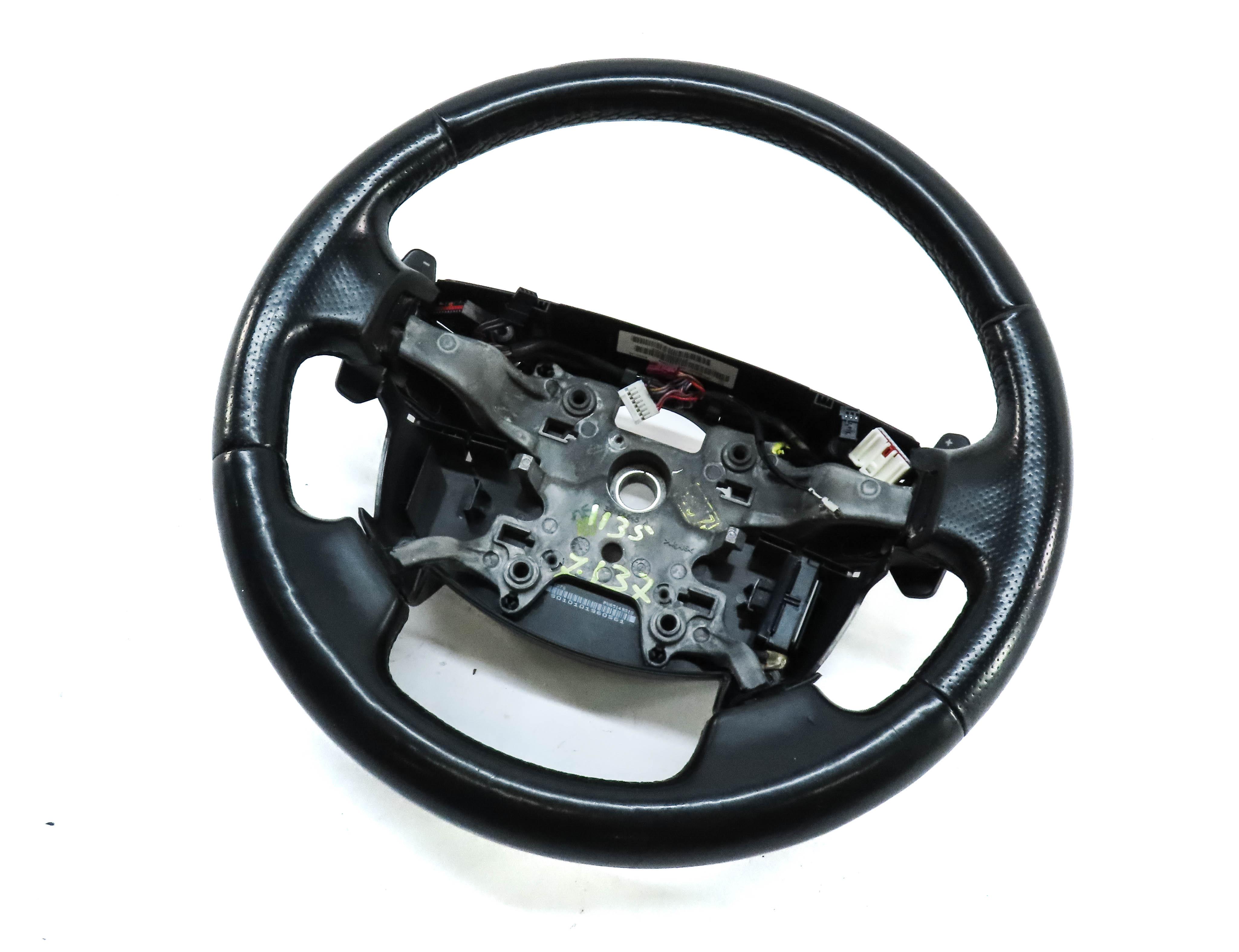 10-13 LAND RANGE ROVER SPORT L320 4 SPOKE STEERING WHEEL w/ SHIFT PADDLES BLACK — exact item pictured