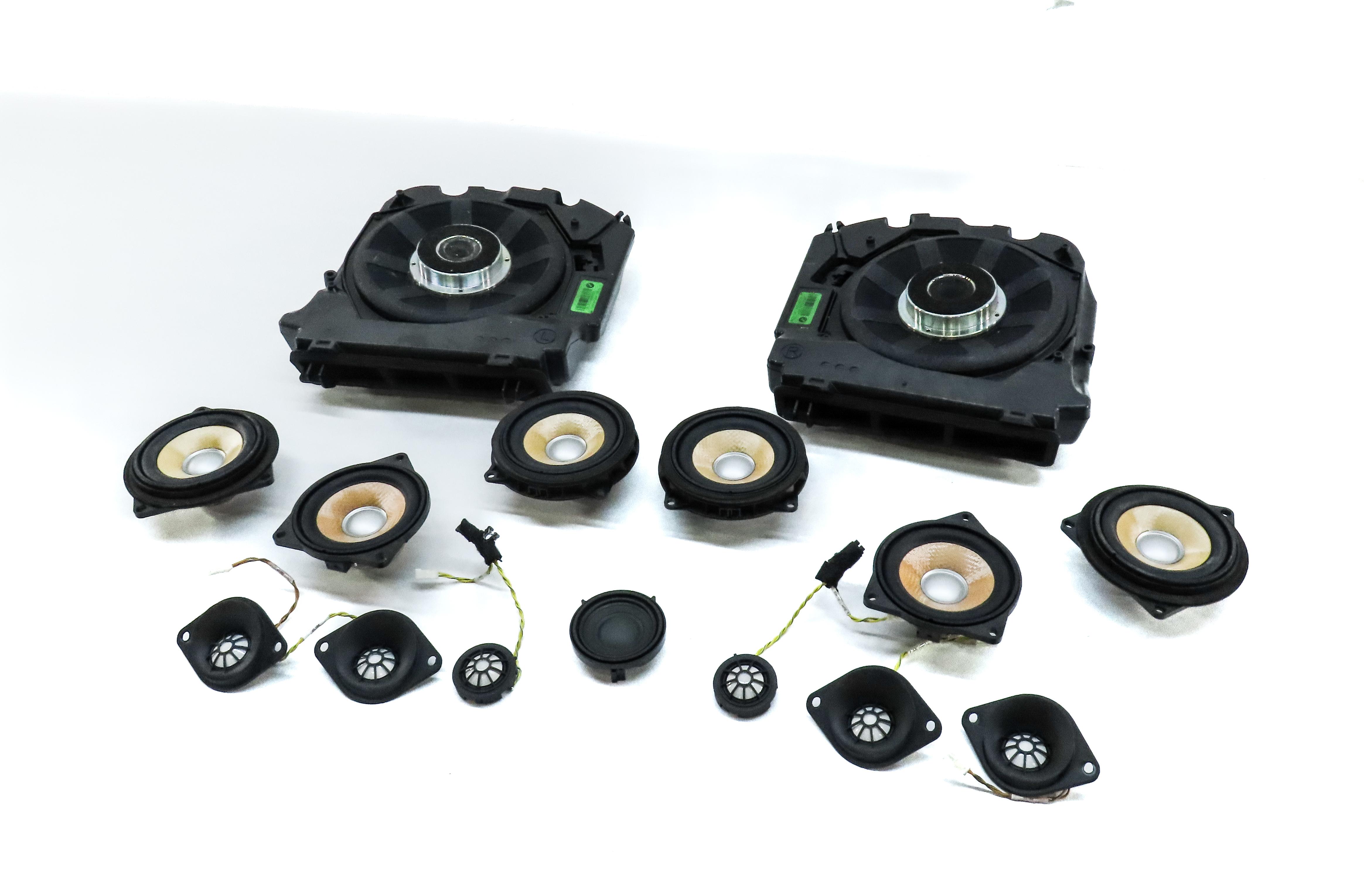 2016 BMW M6 COUPE (F13) FRONT REAR LEFT RIGHT BANG & OLUFSEN RADIO SPEAKER SET14 — exact item pictured