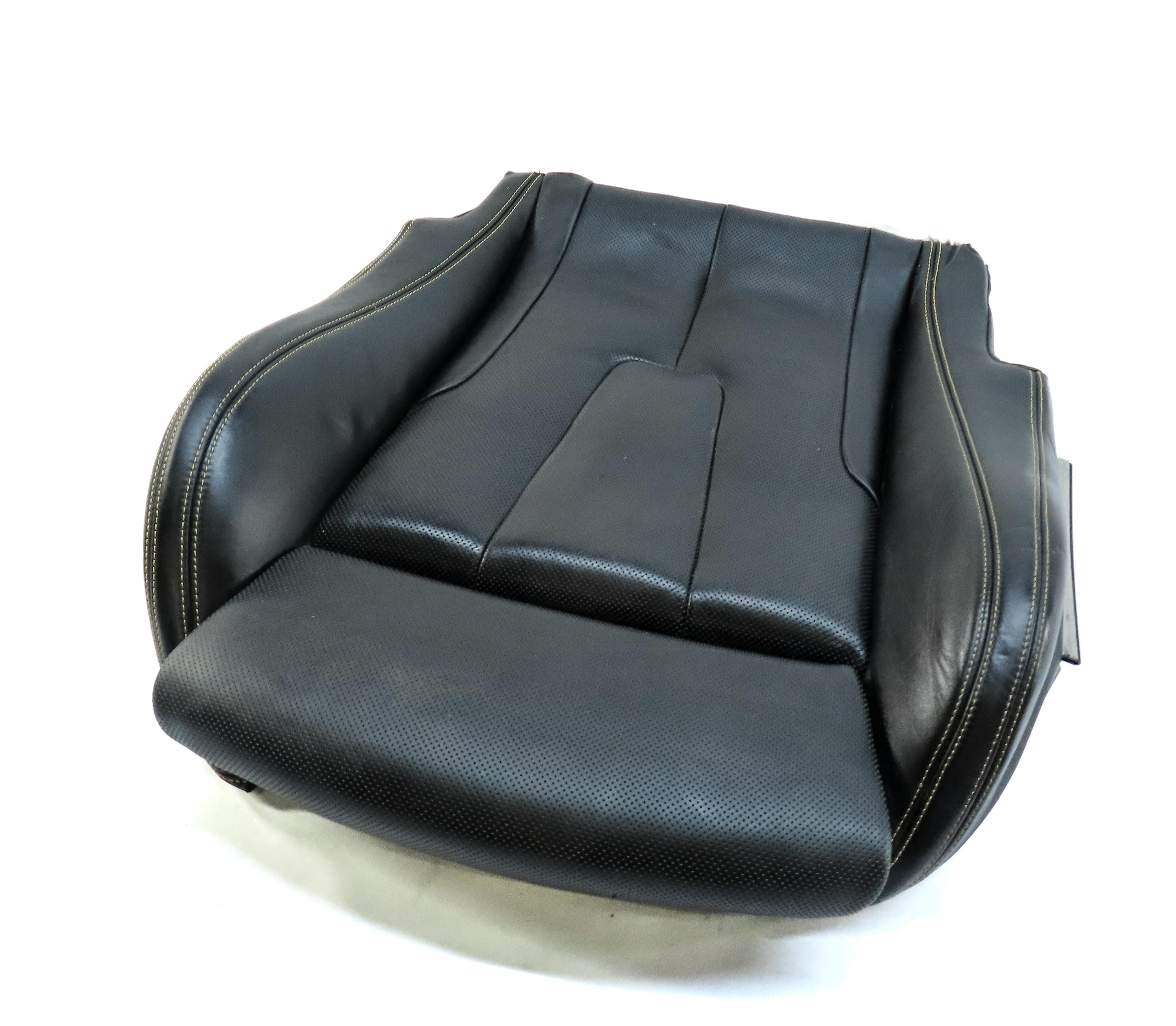 14-17 6 M6 COUPE F13 FRONT LEFT ///M EMBOSSED HEAT VENT LOWER SEAT CUSHION BLACK — exact item pictured
