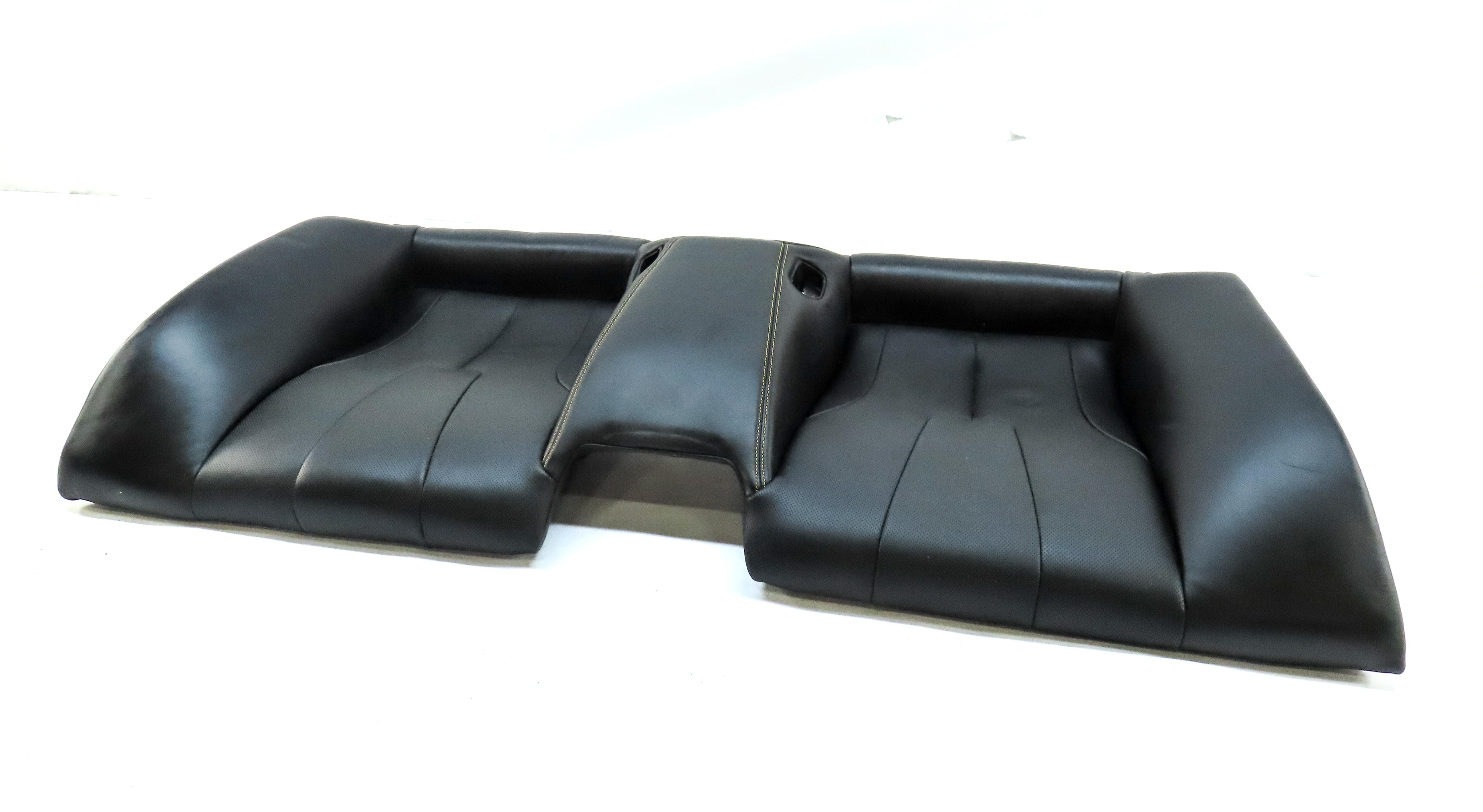 2016 BMW M6 COUPE (F13) REAR LOWER ///M SPORT BENCH SEAT CUSHION (BLACK Z1XX) — exact item pictured