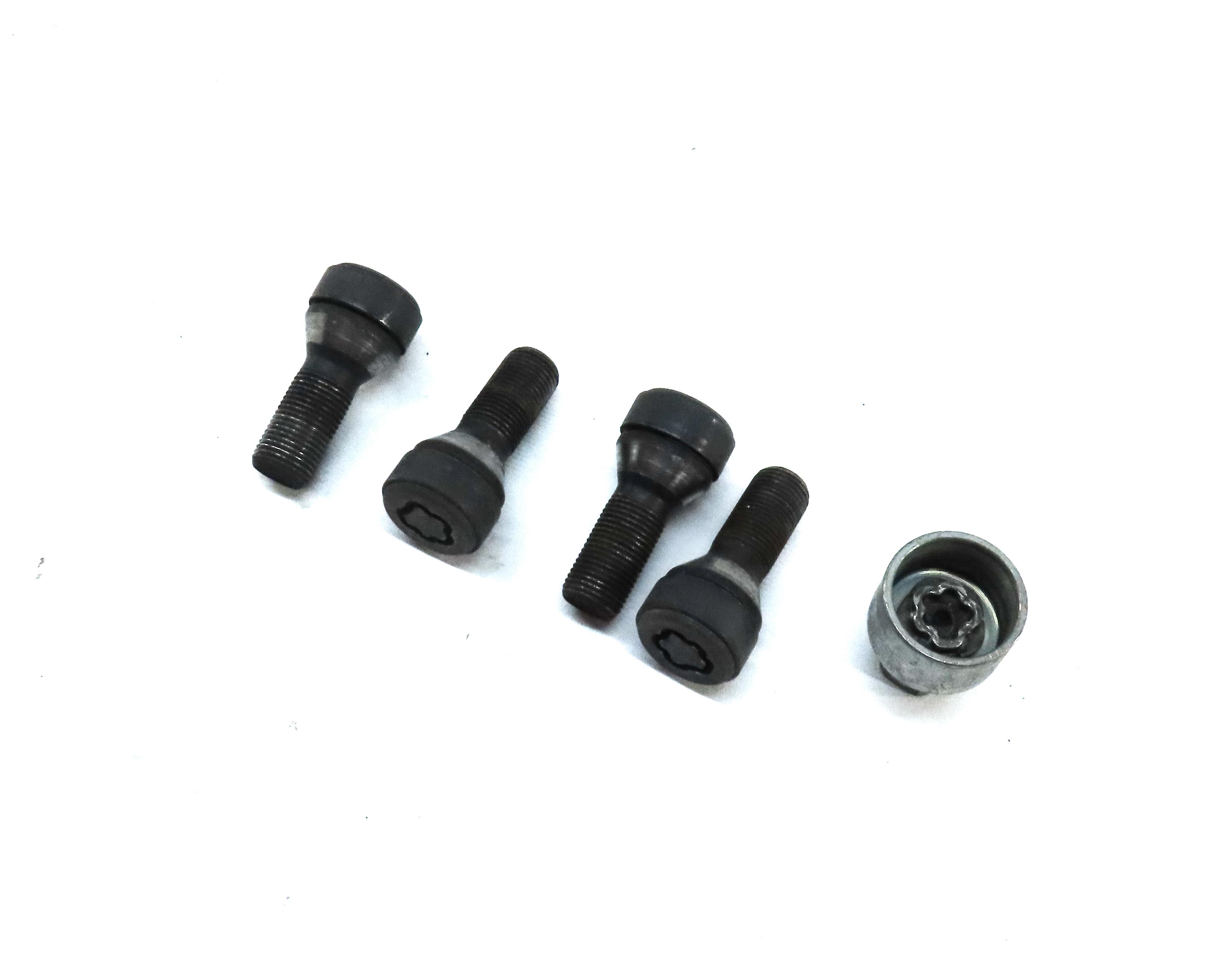 2016 BMW M6 COUPE (F13) WHEEL TIRE LOCKING WHEEL LOCK LUG NUT SET 4 w/ KEY — exact item pictured