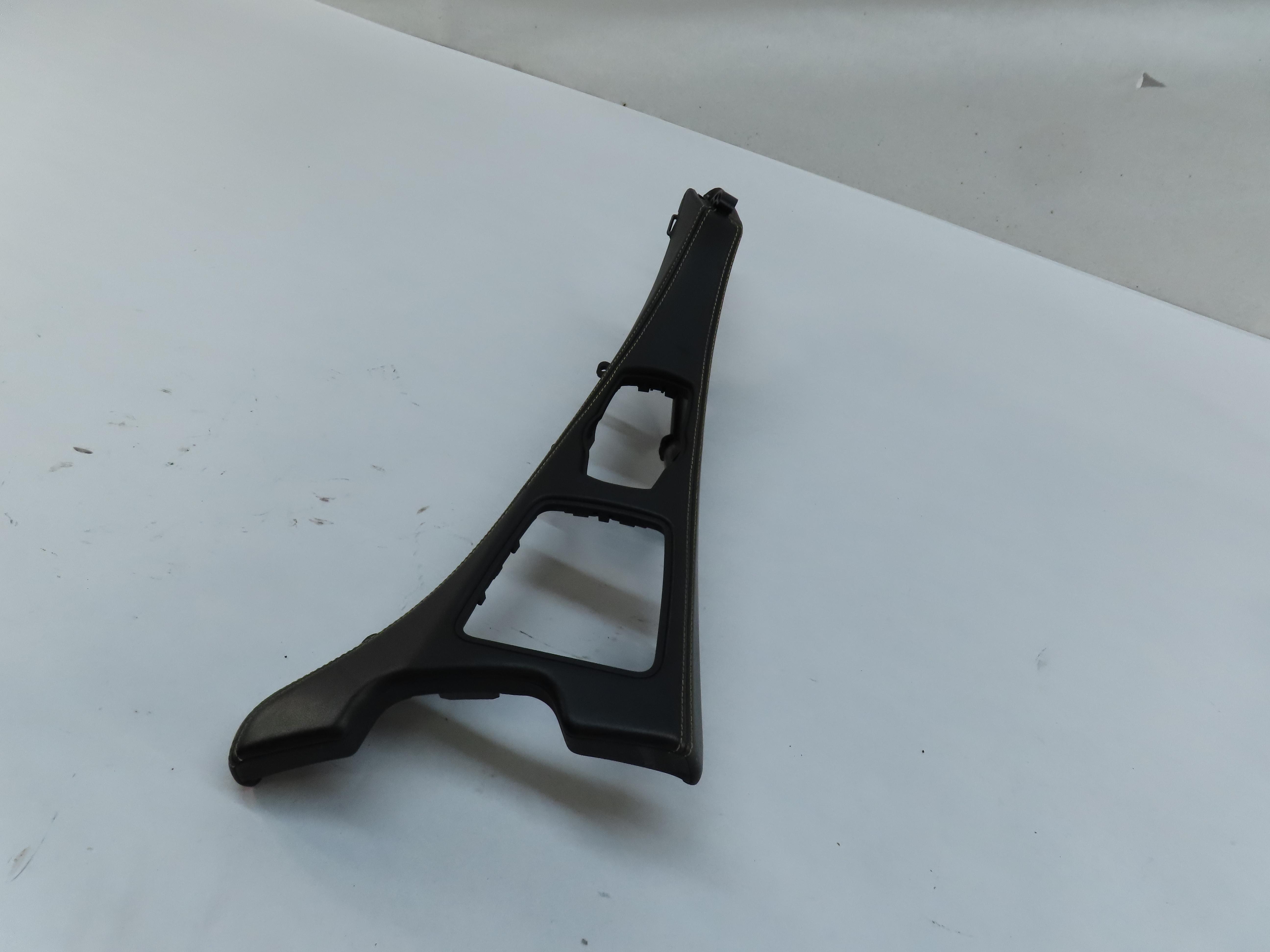 12-18 BMW M6 ///M (F06 F12 F13) FRONT CENTER CONSOLE SURROUND TRIM BLACK LEATHER — exact item pictured