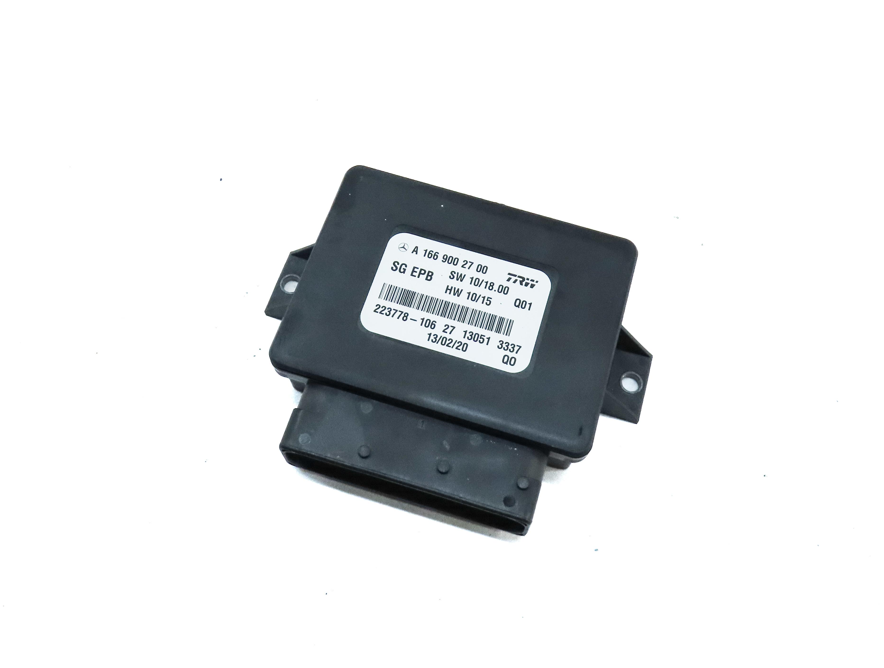 12-16 MERCEDES GL350 GL450 GL550 ML350 ML550 (W166 X166) PARKING BRAKE MODULE — exact item pictured