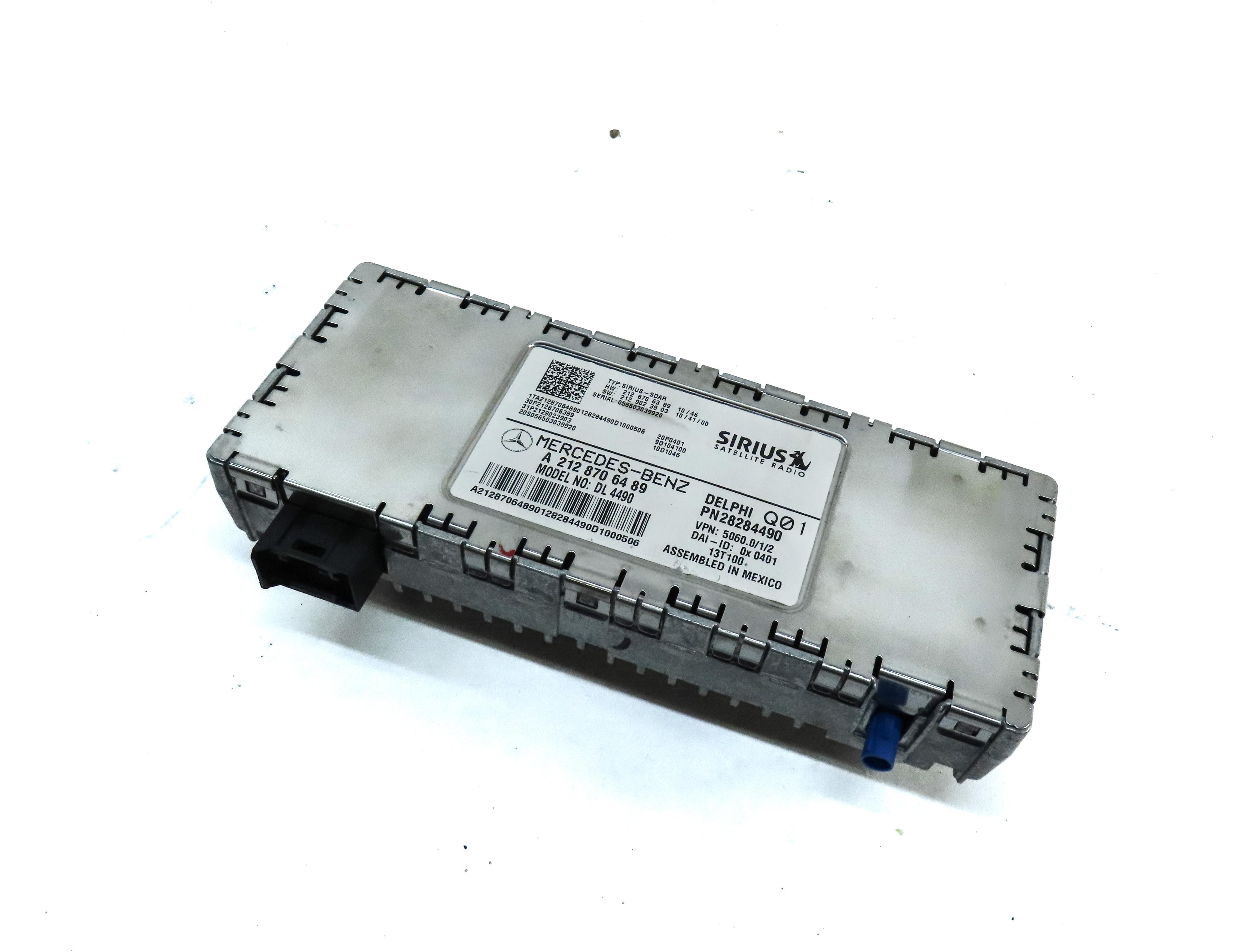 2013 MERCEDES GL450 X166 RADIO STEREO SIRIUS SATELLITE CONTROL MODULE 2128706489 — exact item pictured