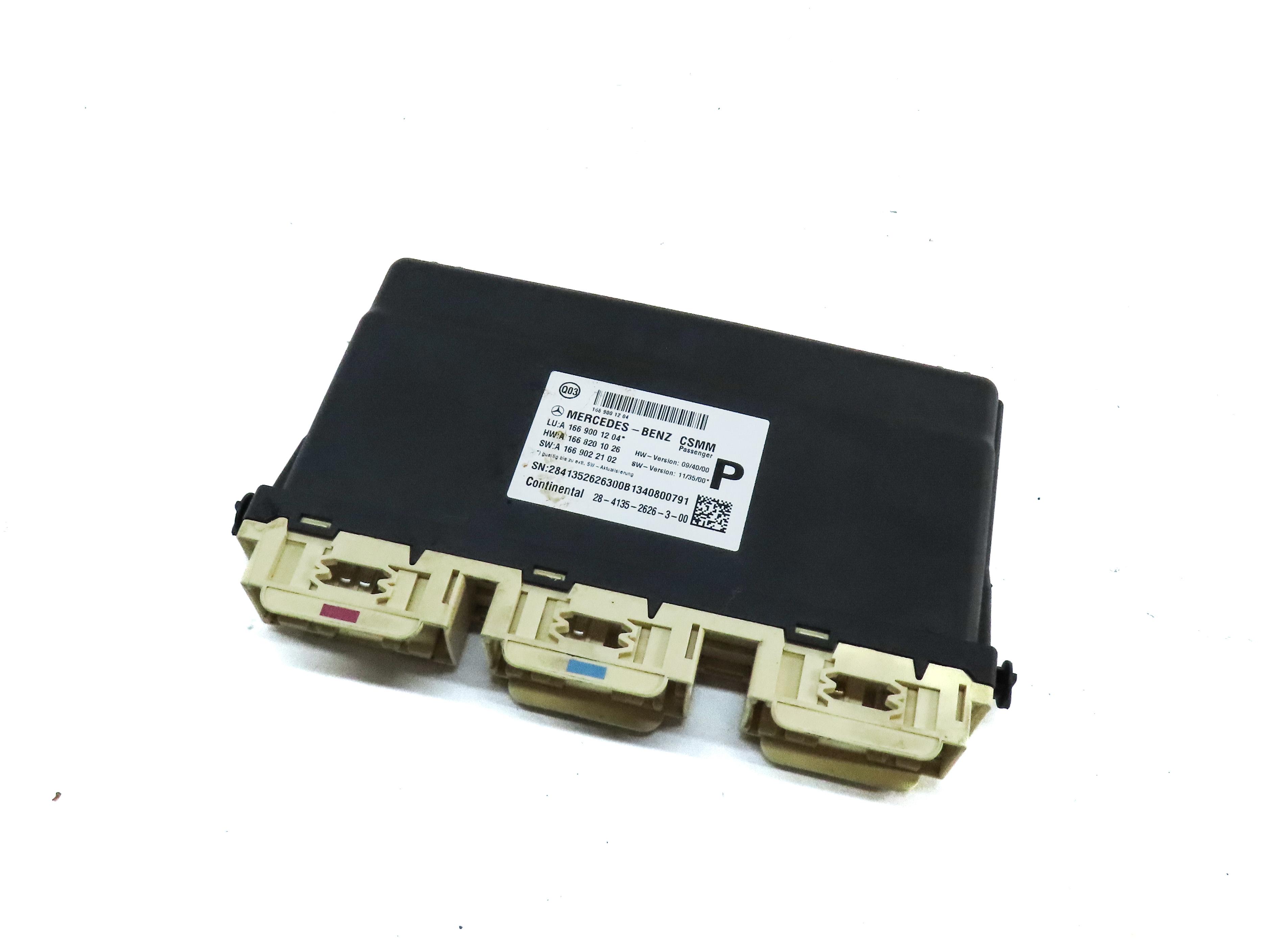 2013 MERCEDES GL450 (X166) FRONT RIGHT PASSENGER SEAT CONTROL MODULE 1669001204 — exact item pictured