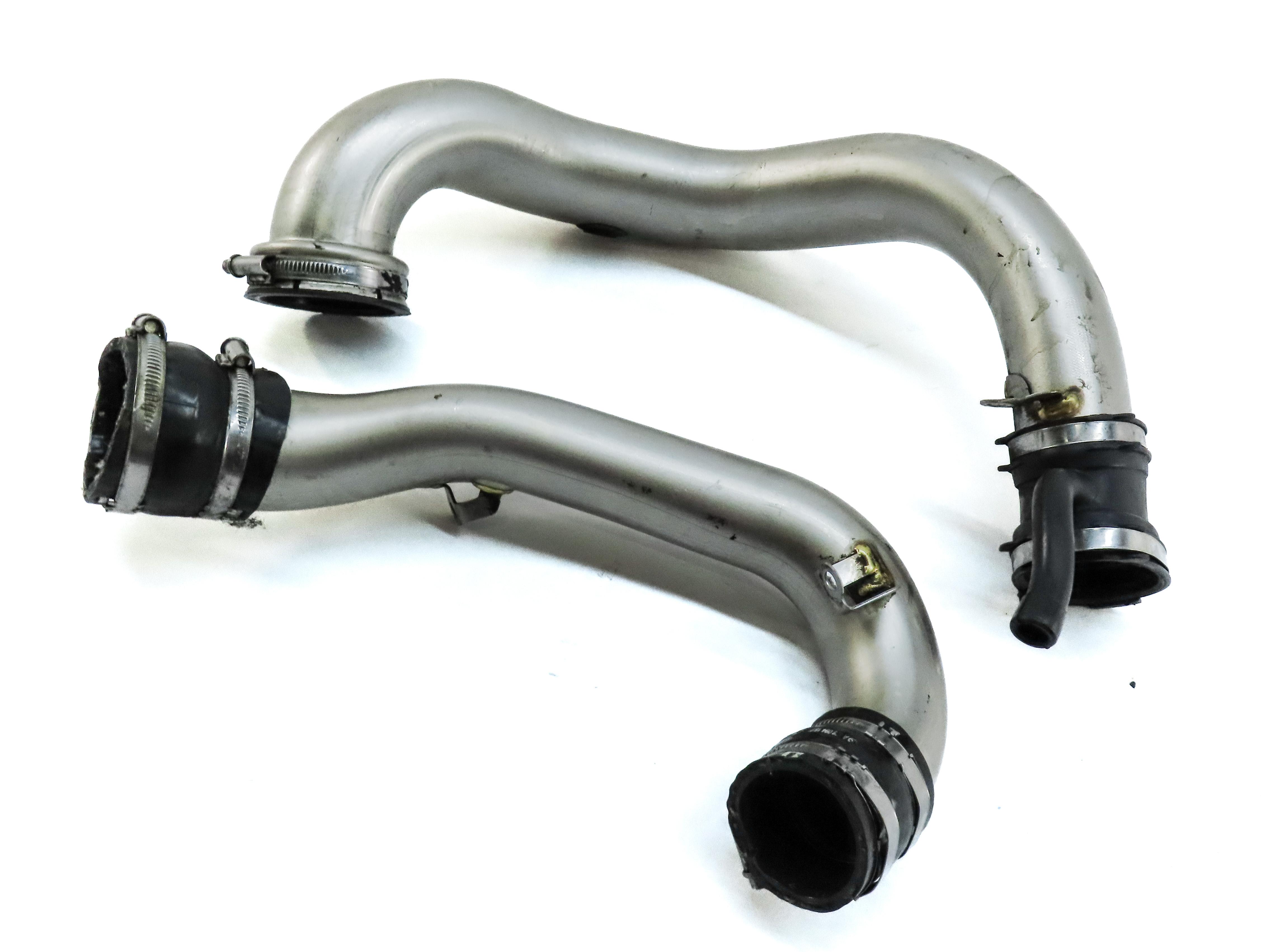 2013 MERCEDES GL450 (X166) 4.6L TURBO M278 ENGINE LEFT AIR INTAKE HOSE PIPE SET2 — exact item pictured