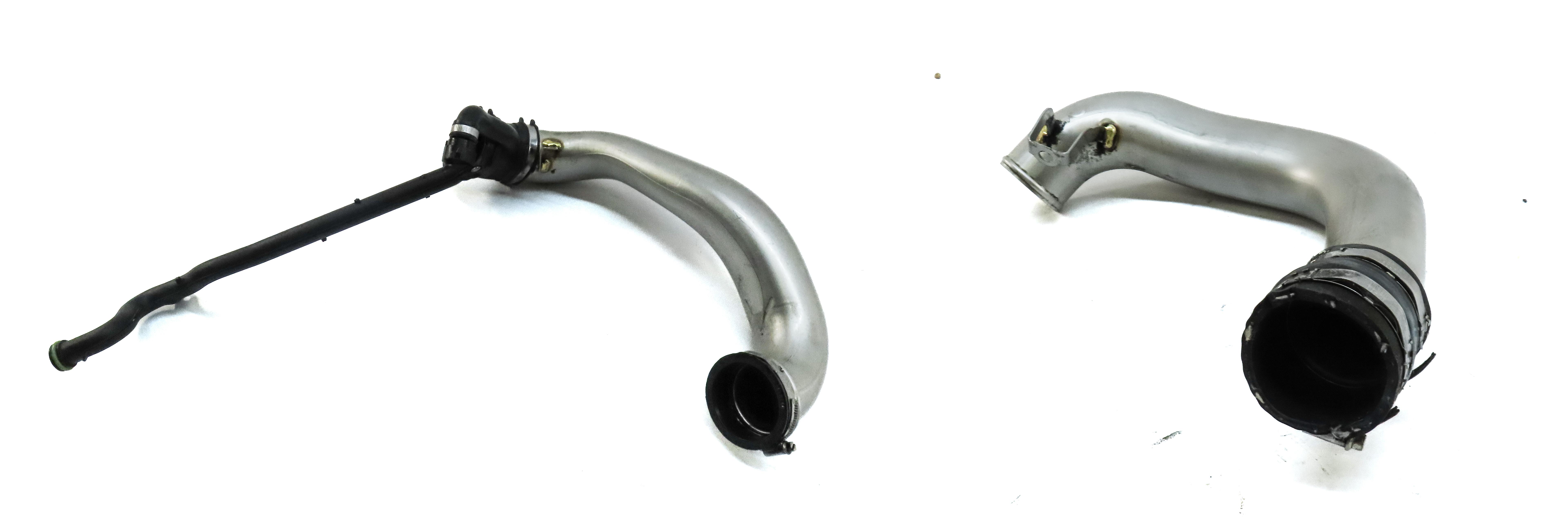 2013 MERCEDES GL450 X166 4.6L TURBO M278 ENGINE RIGHT AIR INTAKE HOSE PIPE SET 2 — exact item pictured