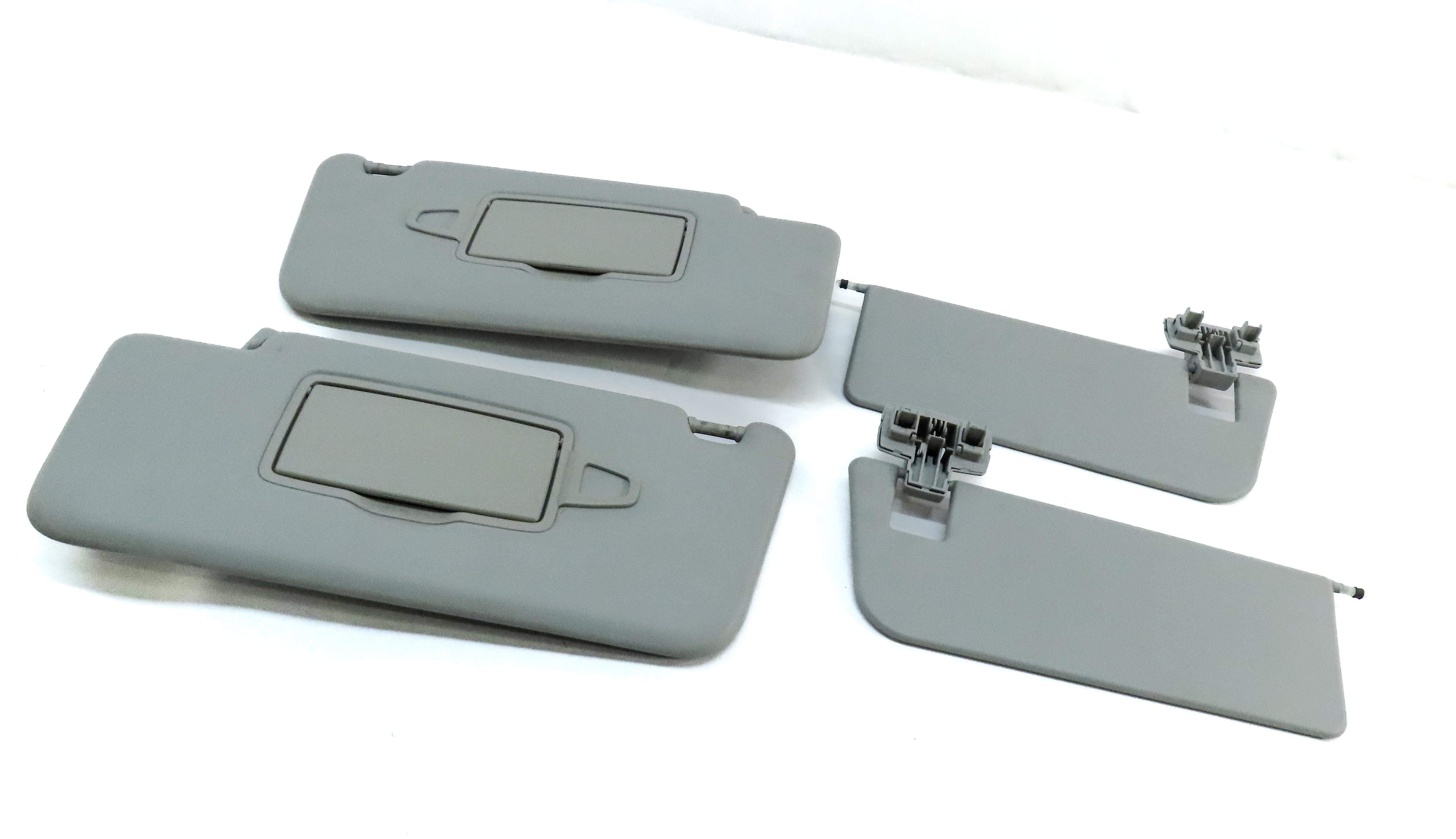 2013-2019 MERCEDES GL350 GL450 GL550 GLS (W166 X166) FRONT SUNVISOR SET (GRAY) — exact item pictured