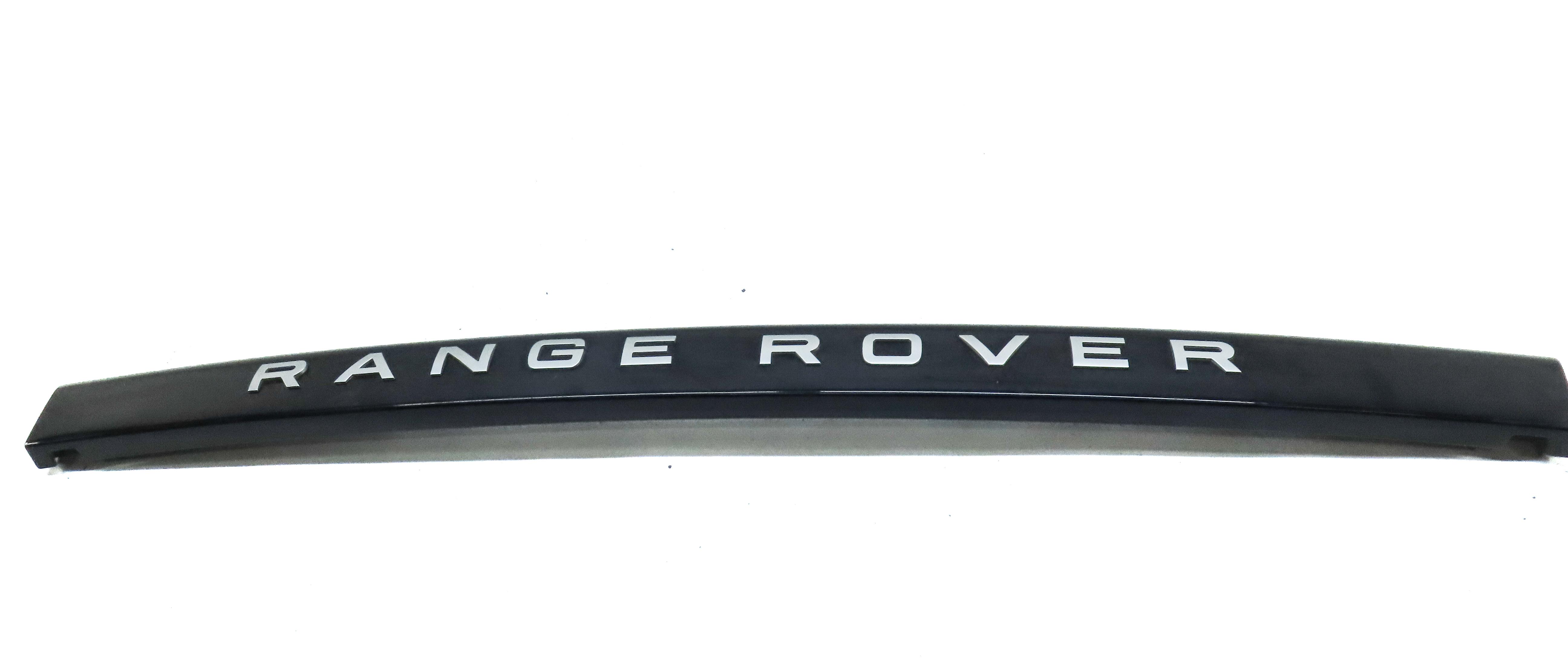 2010 RANGE ROVER SPORT (L320) REAR TRUNK LOWER LOGO NAME TRIM PANEL (BLUE 796) — exact item pictured