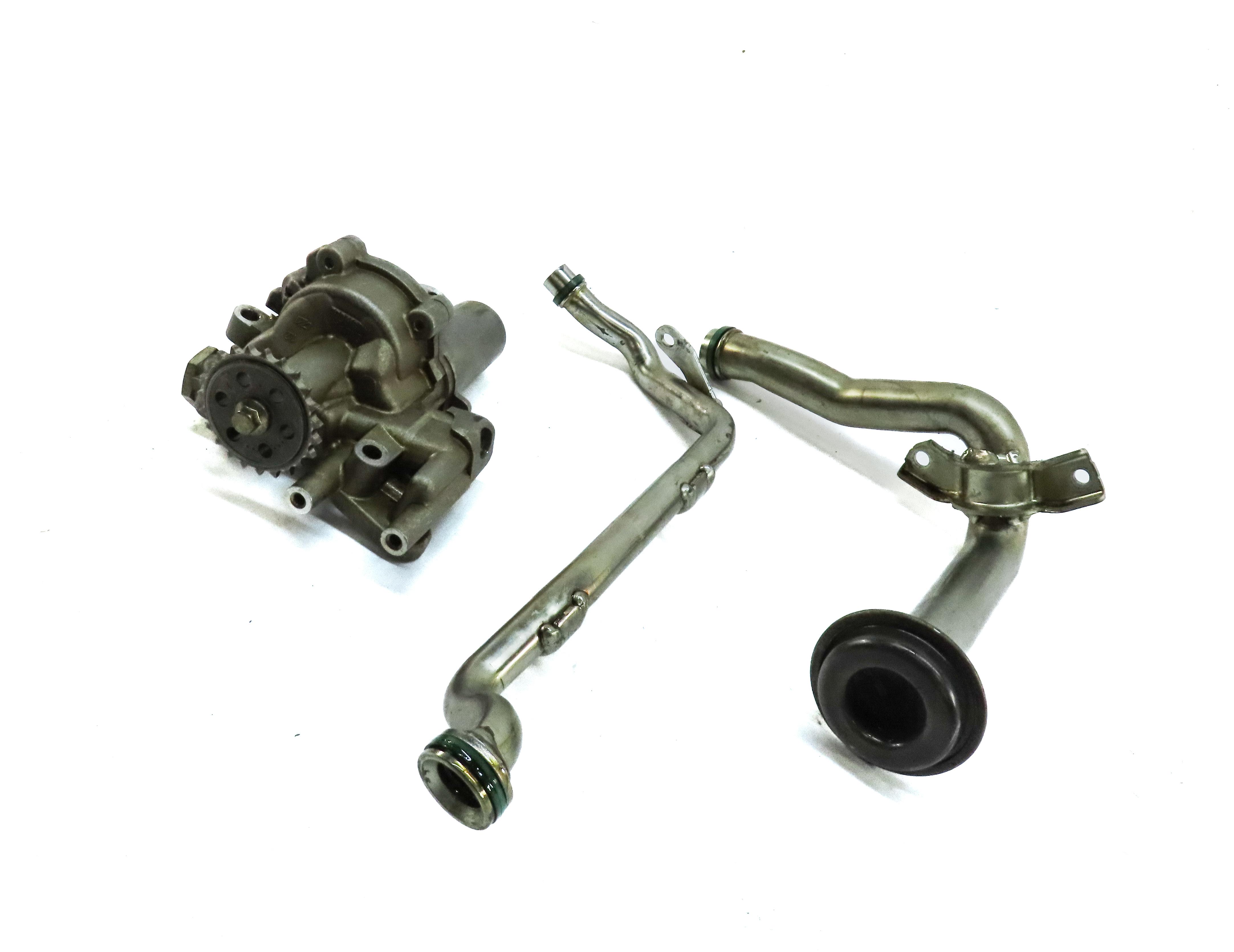2010 RANGE ROVER SPORT (L320) 5.0L SUPERCHARGED ENGINE OIL PUMP w/ PICKUP TUBE — exact item pictured
