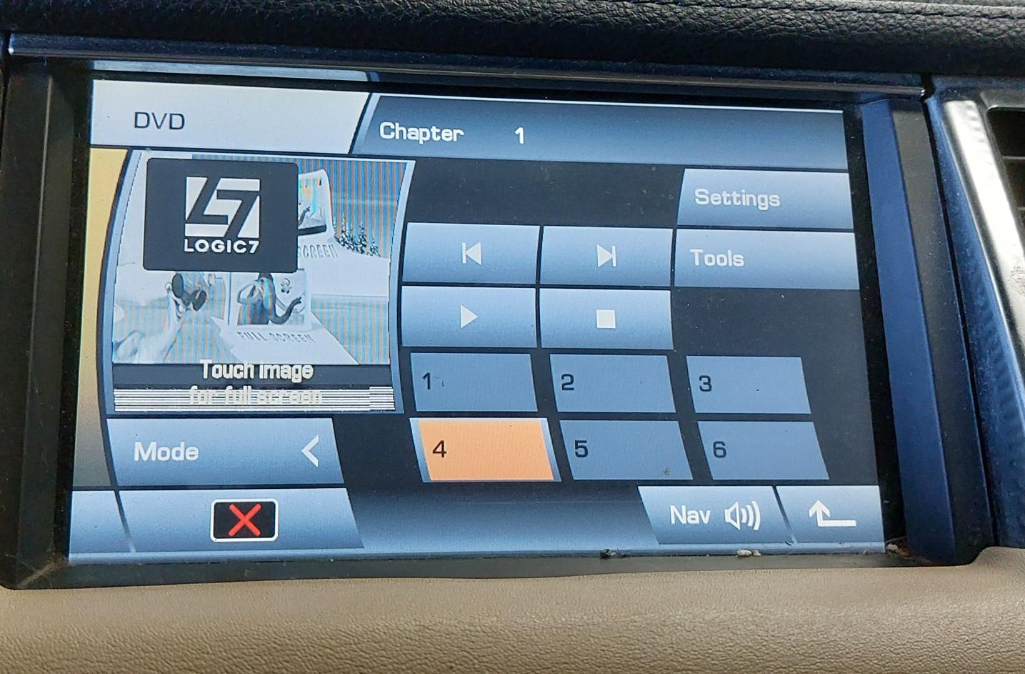 2010-2012 LR2 RANGE ROVER SPORT (L320) GPS NAVIGATION INFORMATION DISPLAY SCREEN — exact item pictured