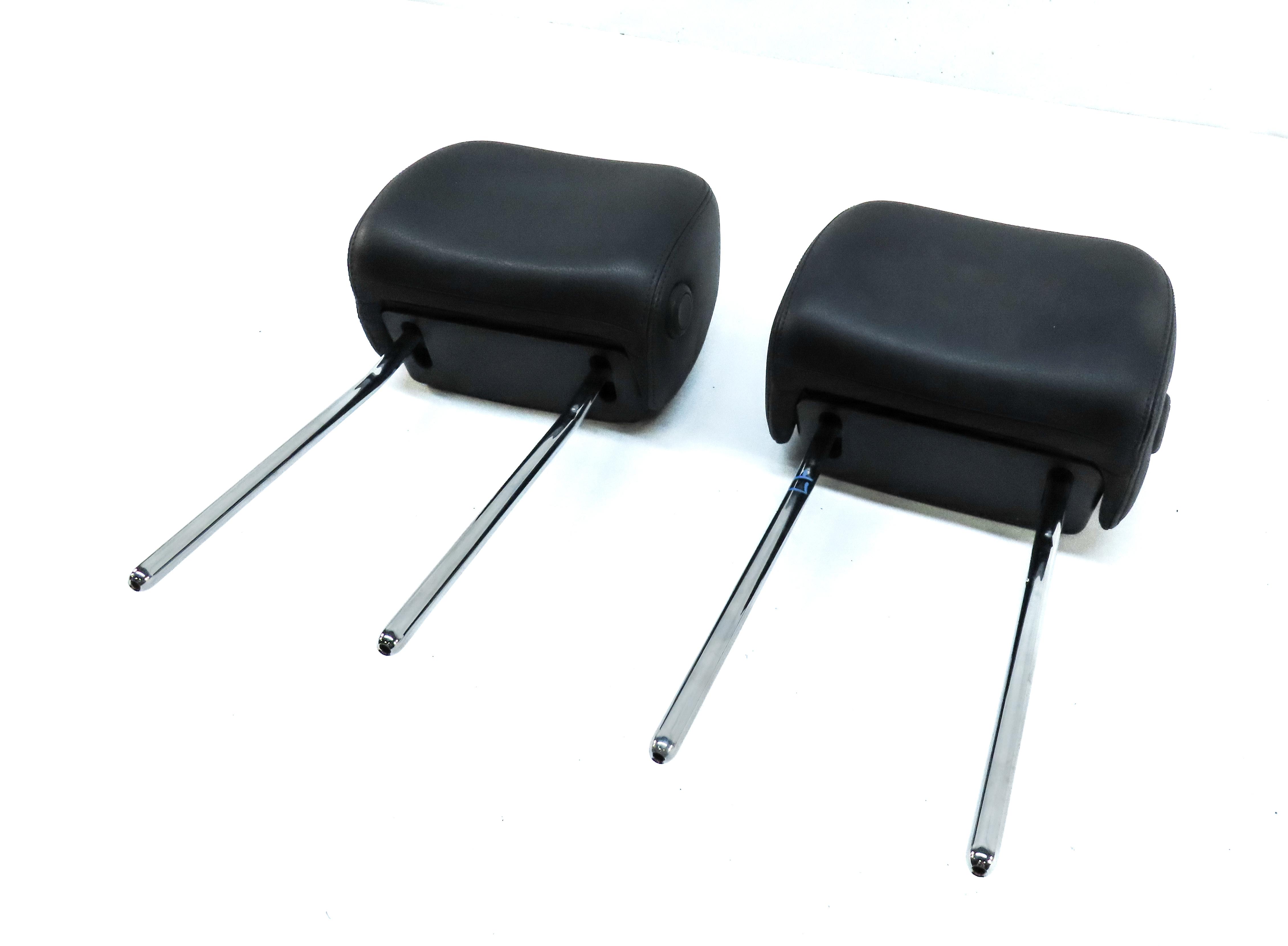 2015-2020 AUDI A3 S3 (8V) FRONT LEFT & RIGHT SEAT HEADREST SET-2 (BLACK) — exact item pictured