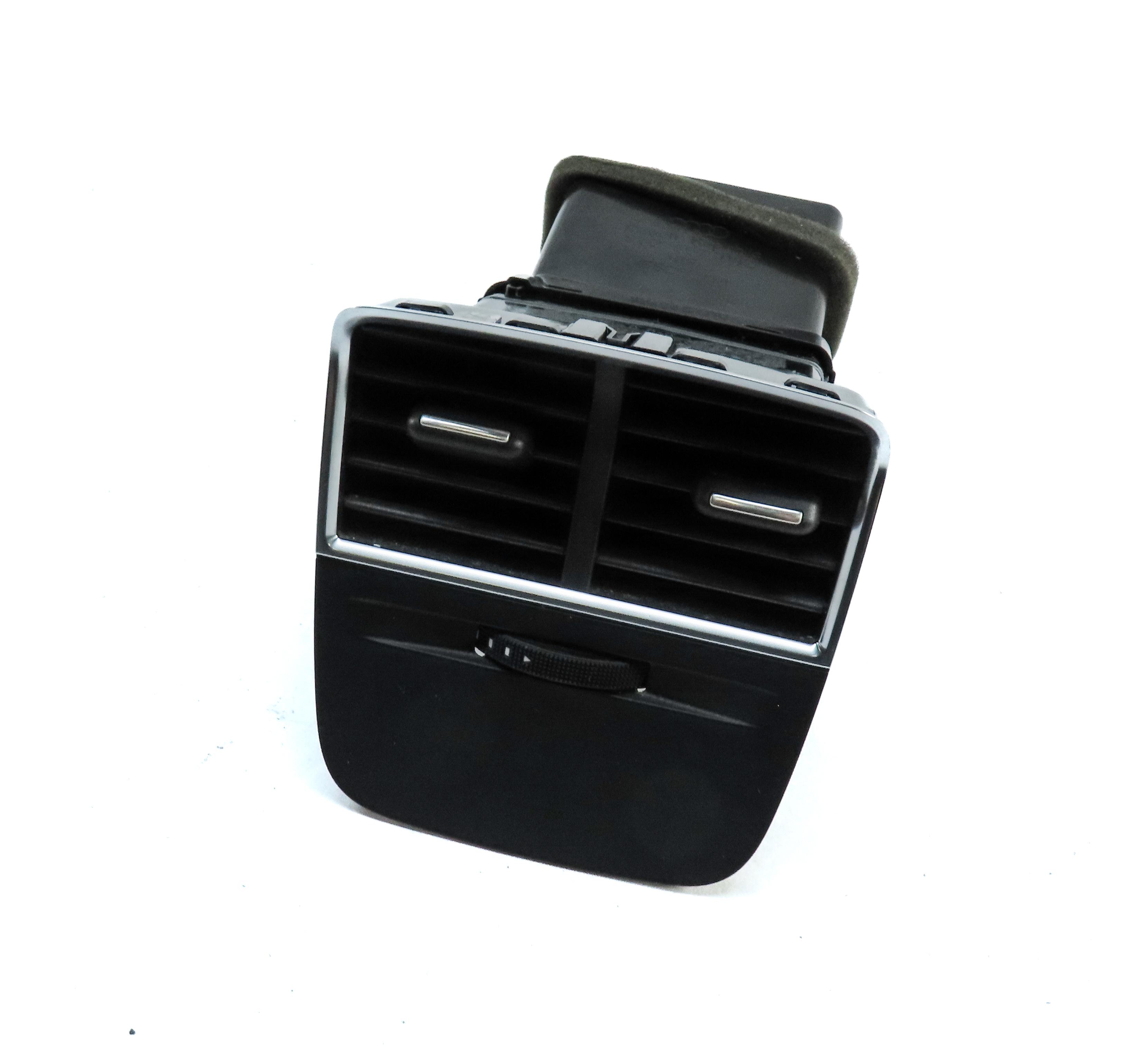 2015 AUDI A3 8V REAR CENTER CONSOLE DOUBLE HVAC A/C HEATER DUAL AIR VENT (BLACK) — exact item pictured