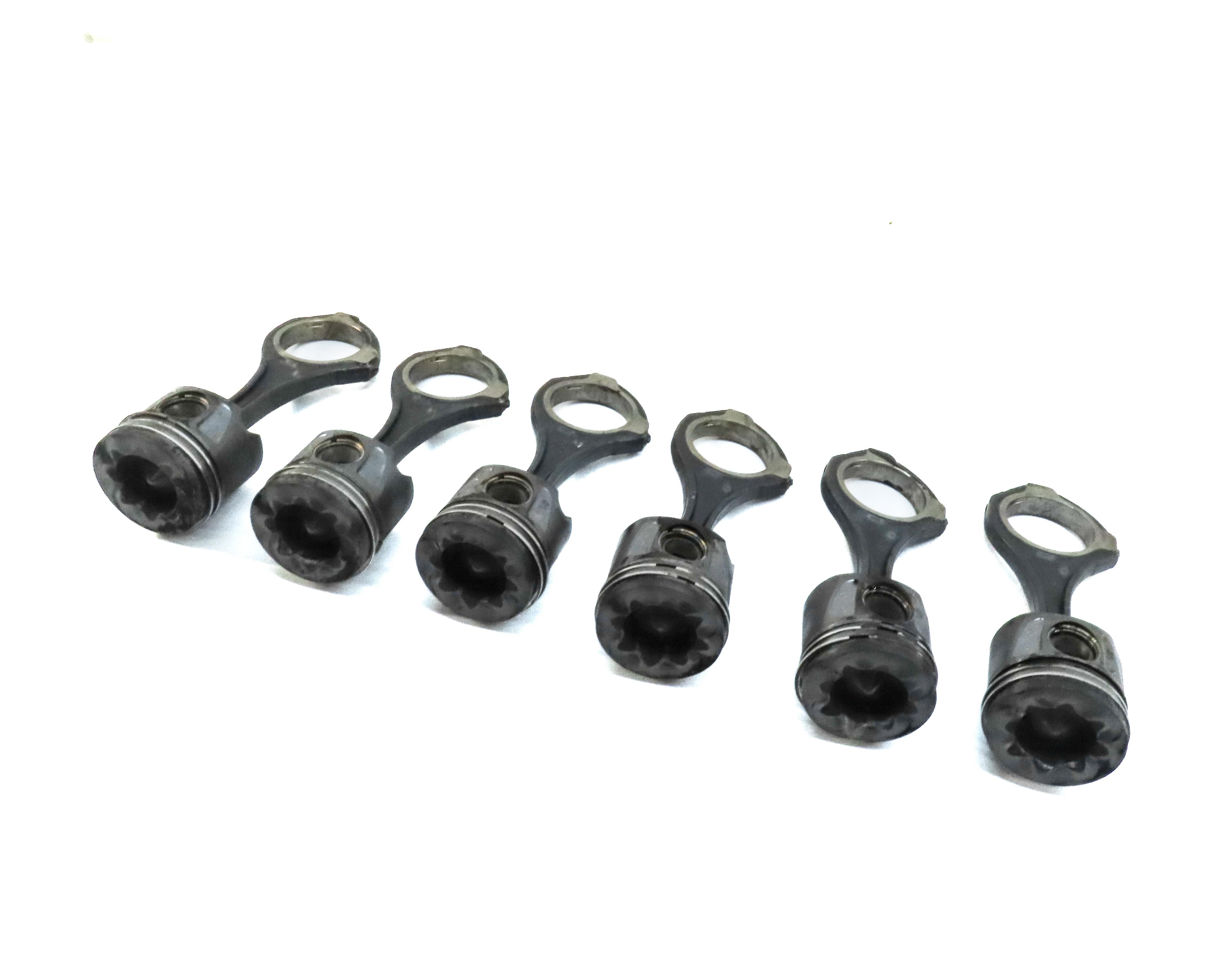 12-17 ML GL GLS S X166 W166 W221 3.0L DIESEL OM642 PISTON & CONNECTING ROD SET 6 — exact item pictured
