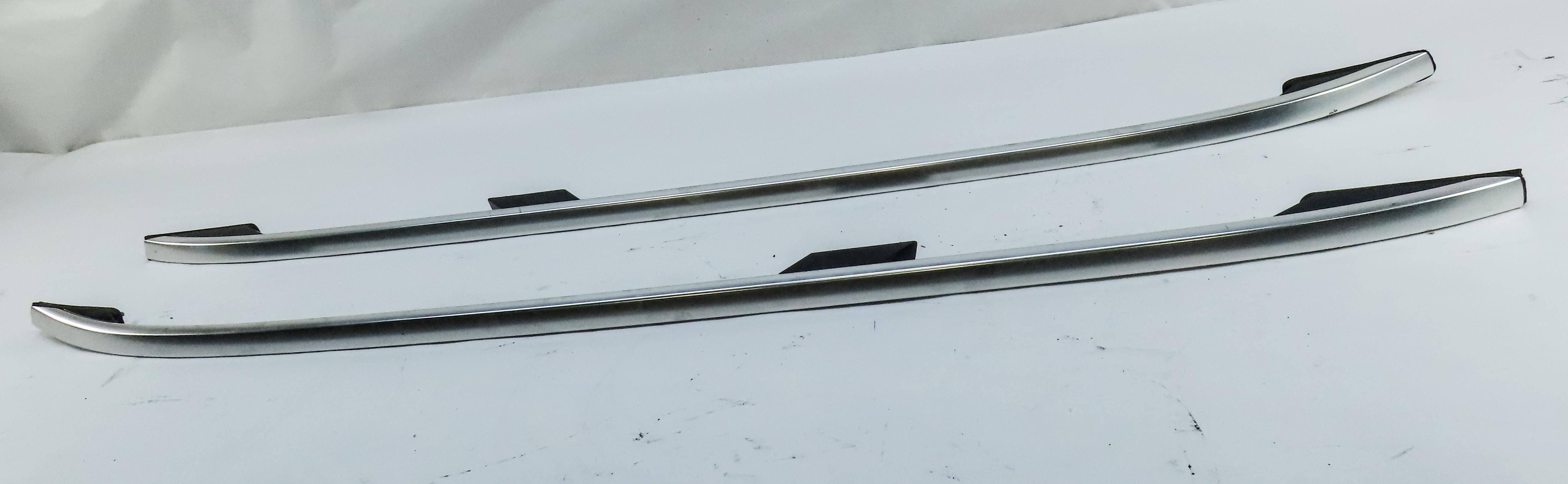 2013 MERCEDES ML350 (W166) FRONT-TO-BACK CARGO ROOF RACK RAIL SET 2 (SILVER) — exact item pictured