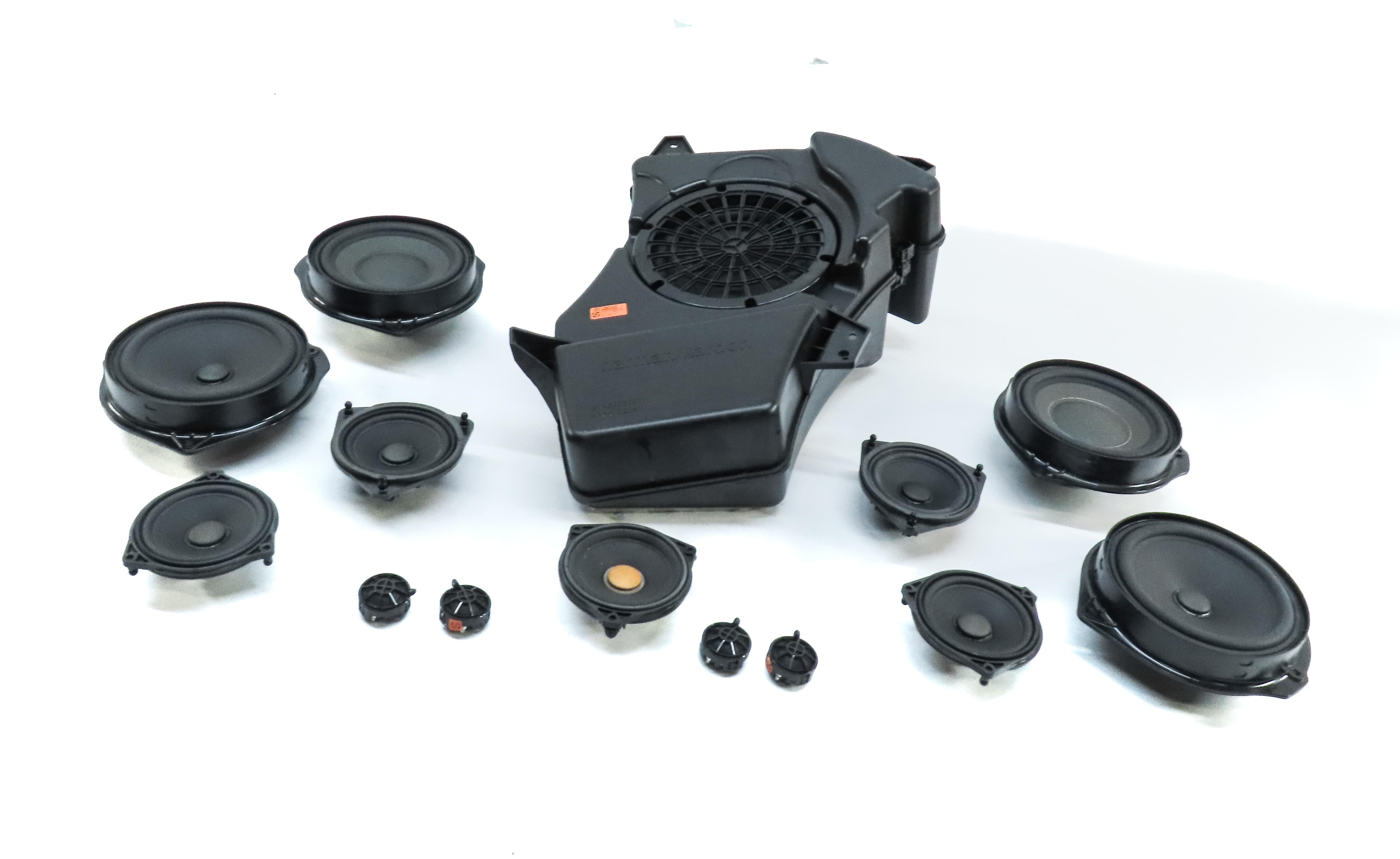 2013 MERCEDES ML350 (W166) FRONT REAR LEFT RIGHT LOGIC 7 SPEAKER SET 14 — exact item pictured