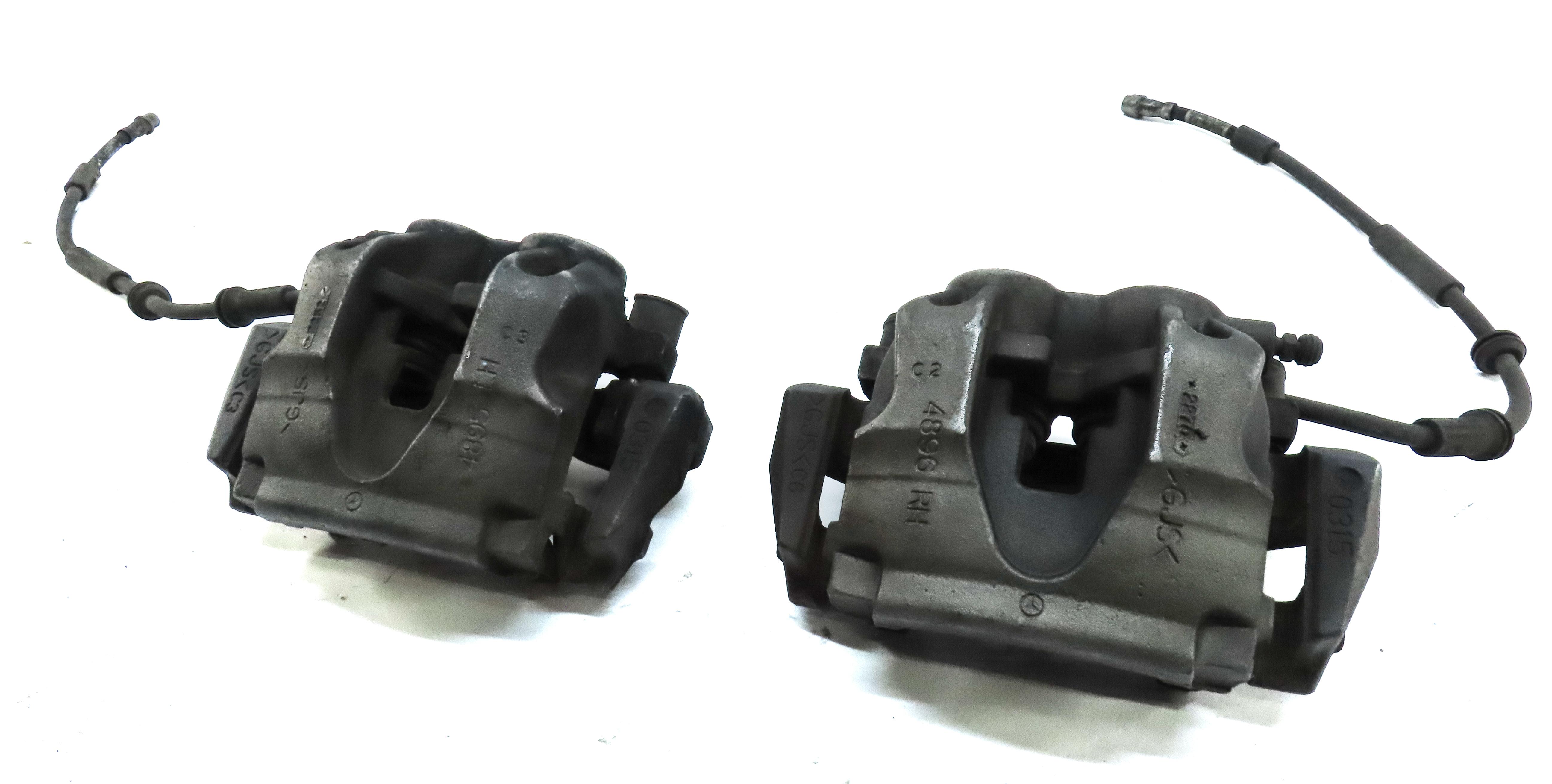 2012-2019 MERCEDES GL350 GL450 GLS350 ML350 (W166 X166) FRONT BRAKE CALIPER SET2 — exact item pictured