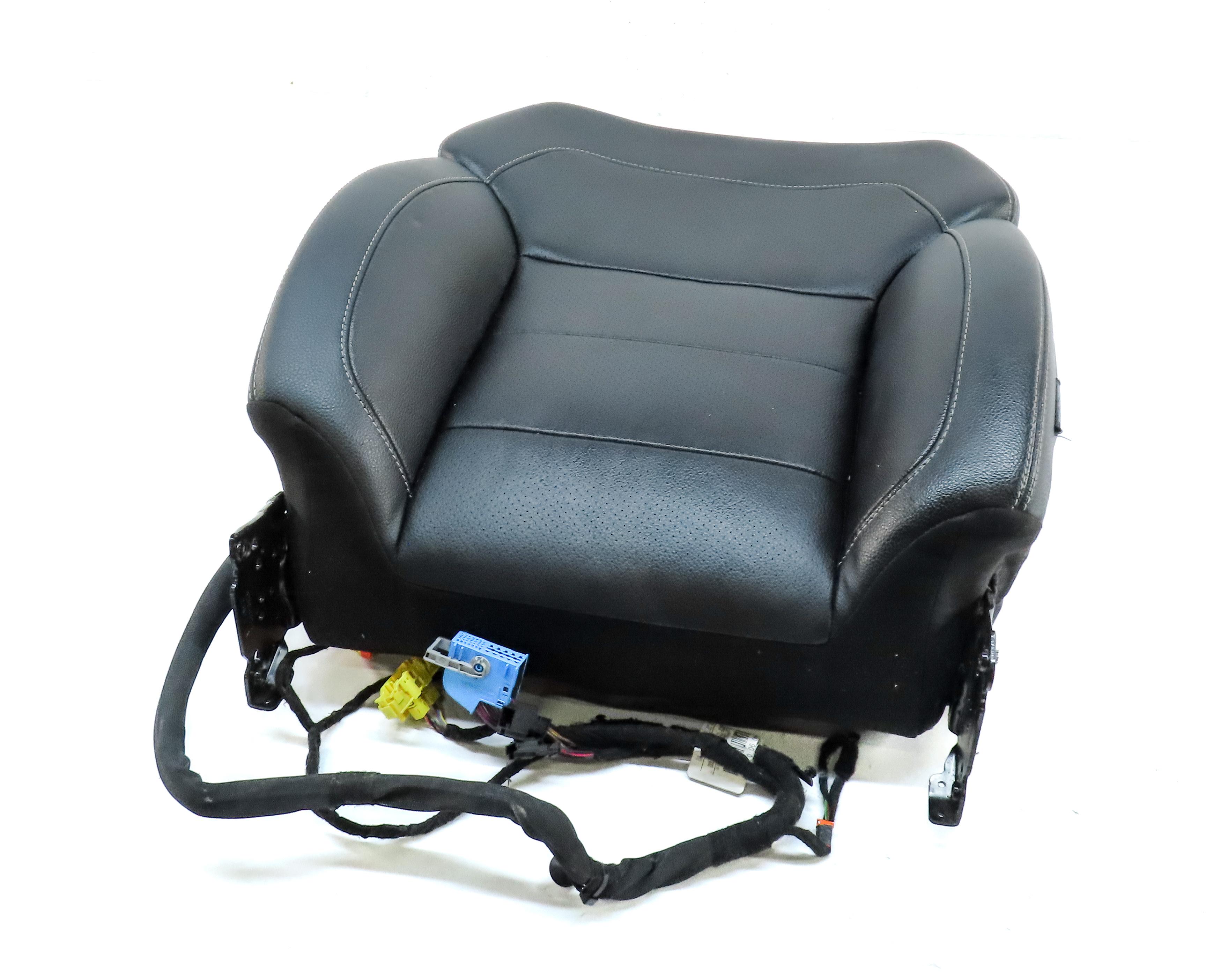 2013 MERCEDES ML350 (W166) FRONT LEFT DRIVER UPPER HEATED SEAT CUSHION (BLACK) — exact item pictured