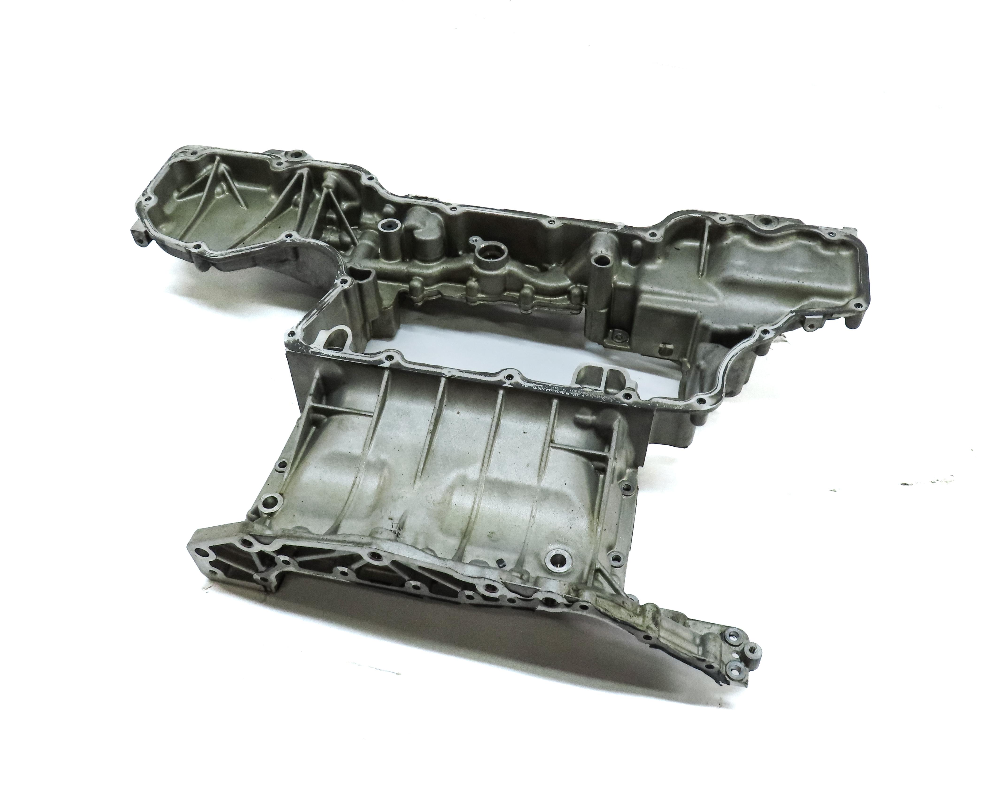 2013-2014 AUDI A8 S8 (D4 4H) 4.0L 4.0T TURBO CEUA ENGINE UPPER OIL PAN — exact item pictured
