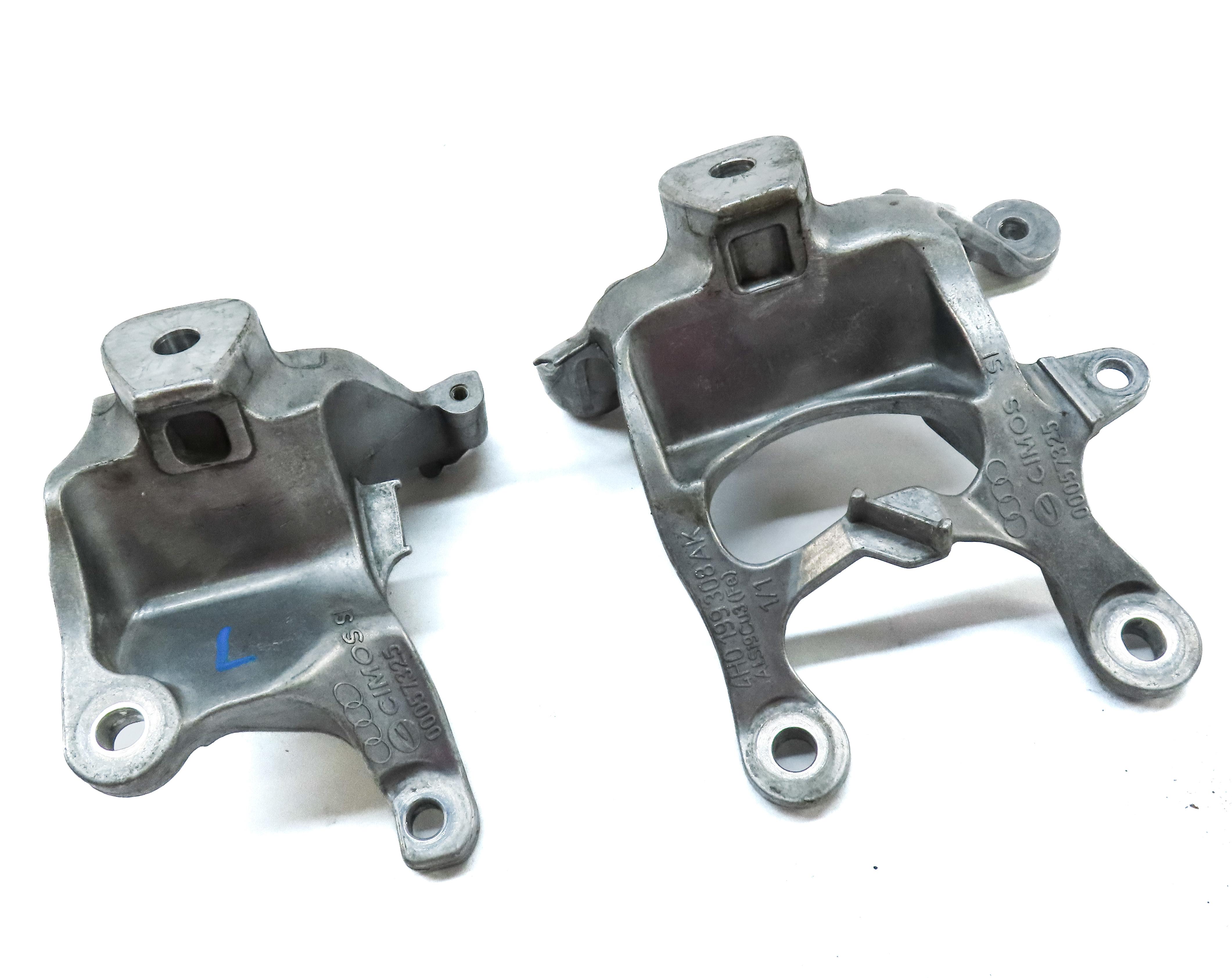 2014 AUDI A8 (D4 4H) 4.0L TURBO CEUA ENGINE LEFT & RIGHT MOTOR MOUNT SET 2 — exact item pictured
