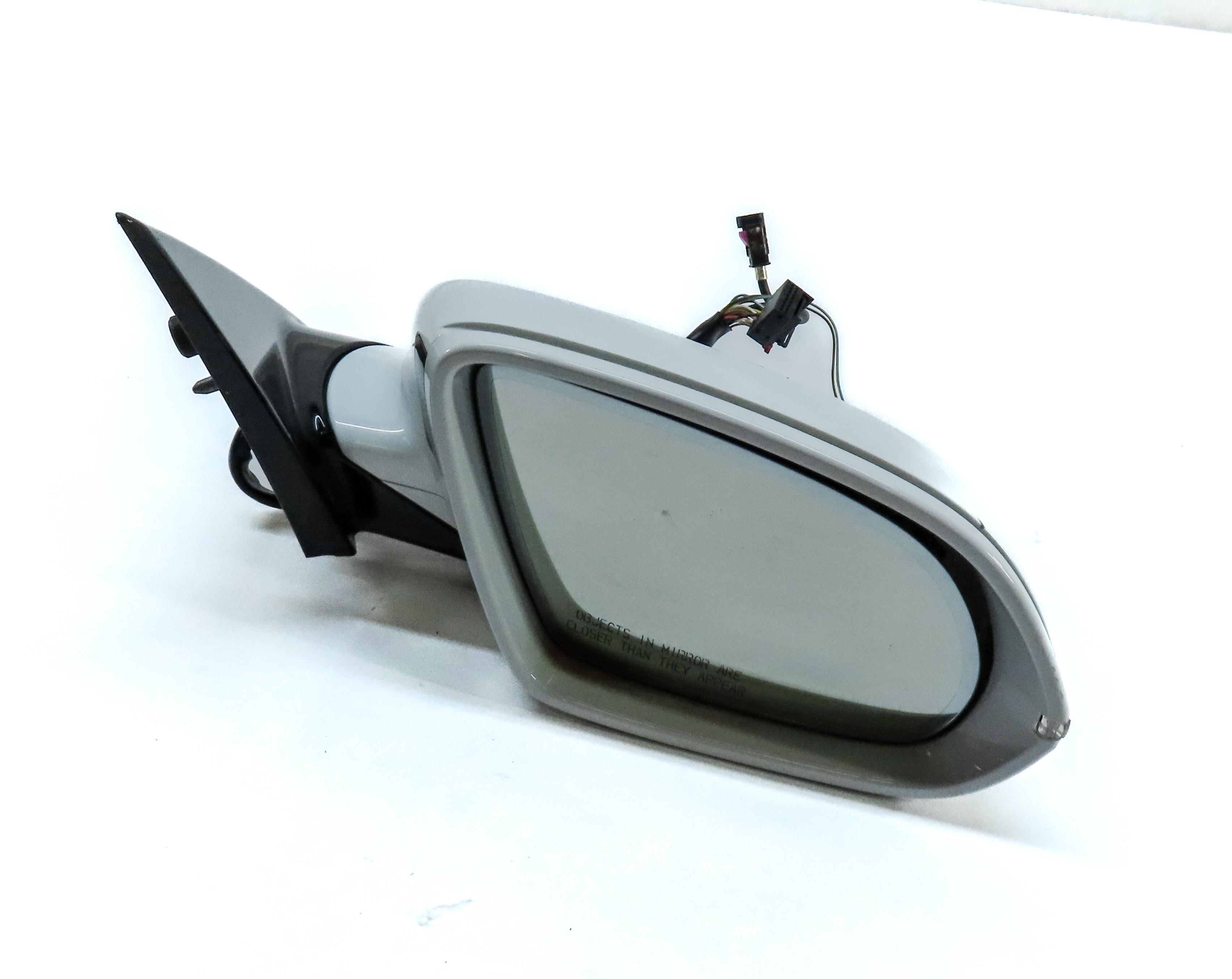 11-18 AUDI A8 S8 D4 4H RIGHT DOOR MIRROR HEATED CAMERA PFOLD AUTODIM BLIND WHITE — exact item pictured