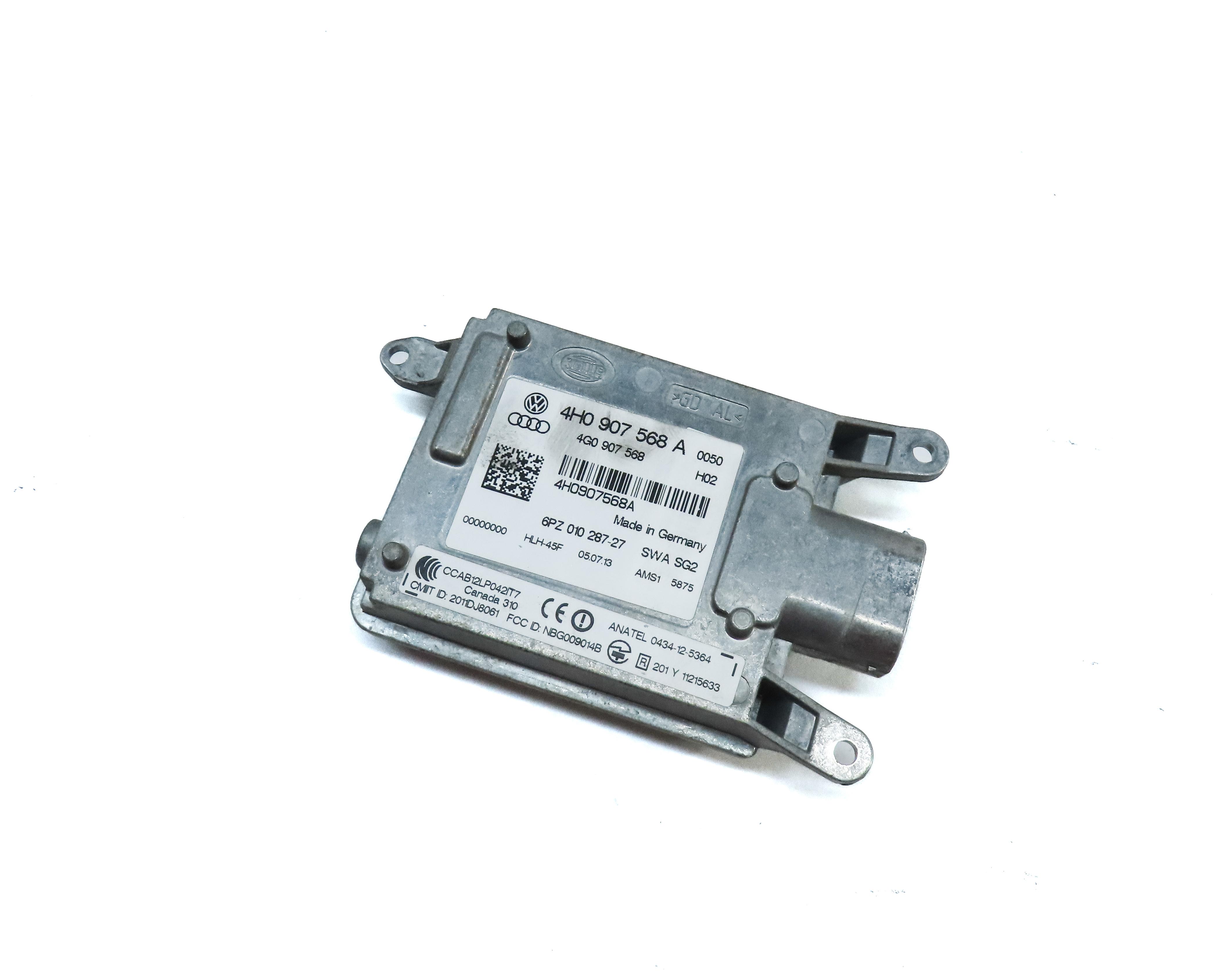 2014 AUDI A8 (D4 4H) LANE DEPARTURE RADAR DISTANCE SENSOR MODULE (SLAVE) — exact item pictured